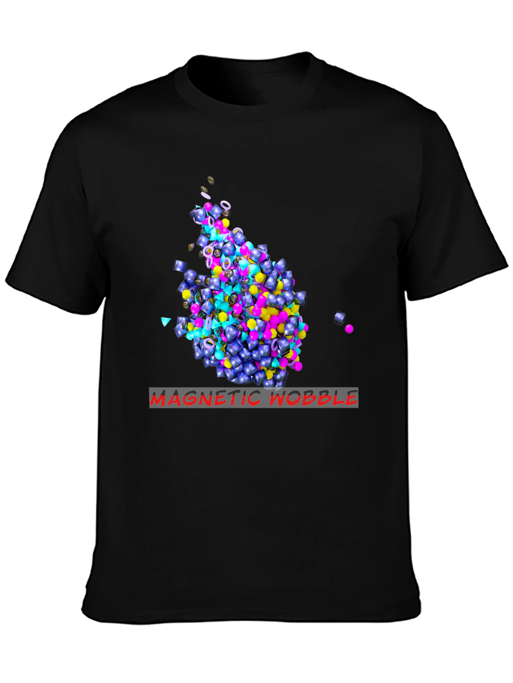 Magnetic Nuddle Graphic T-Shirt - Modern Art Tee
