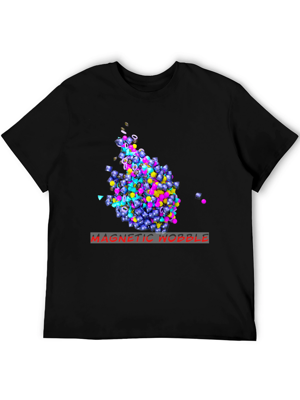 Magnetic Nuddle Graphic T-Shirt - Modern Art Tee