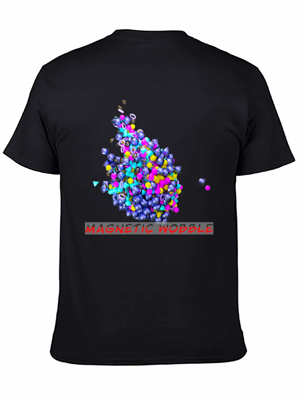 Magnetic Nuddle Graphic T-Shirt - Modern Art Tee