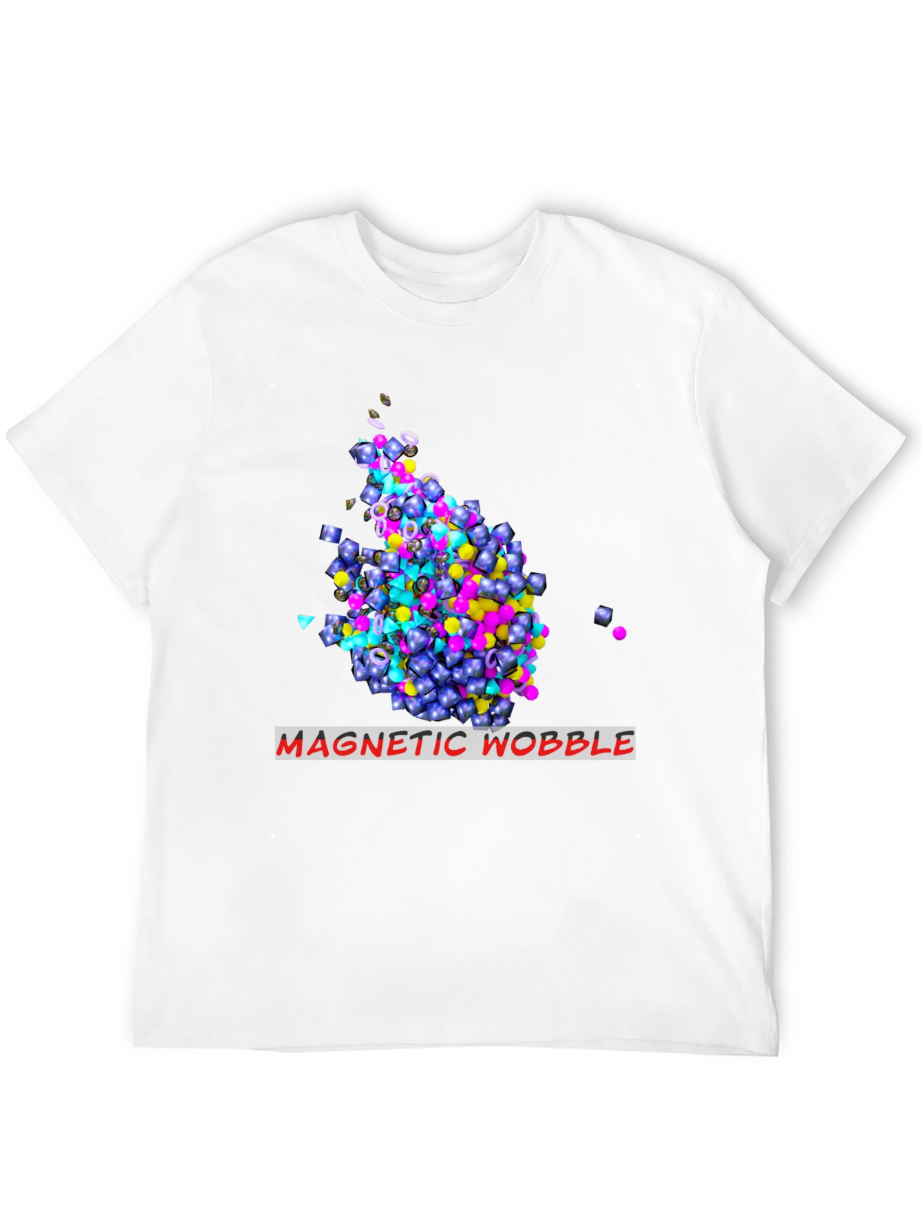 Magnetic Nuddle Graphic T-Shirt - Modern Art Tee