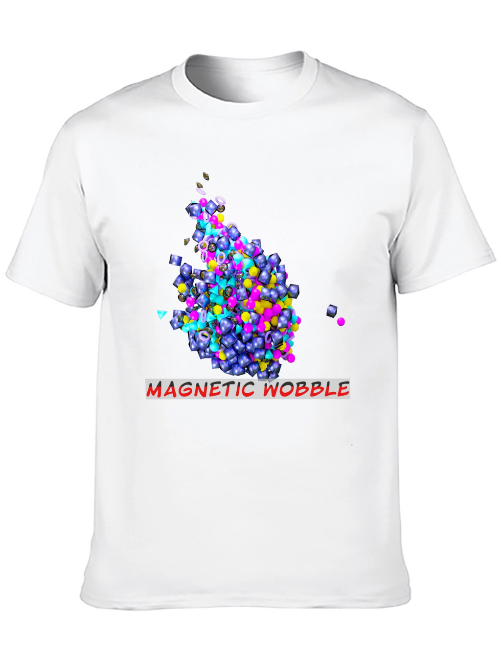 Magnetic Nuddle Graphic T-Shirt - Modern Art Tee