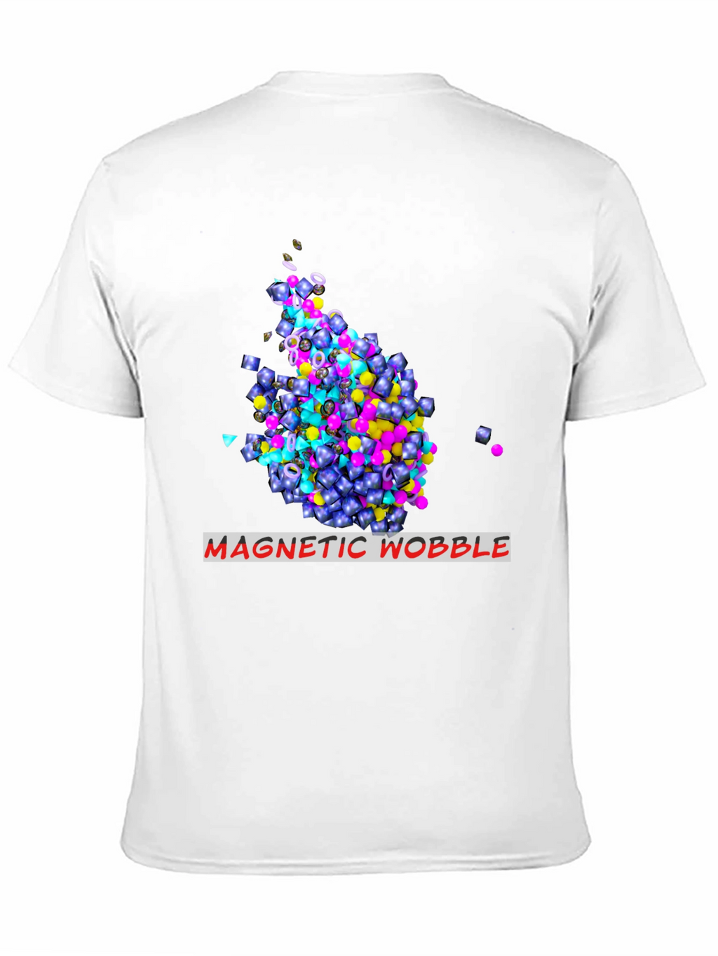 Magnetic Nuddle Graphic T-Shirt - Modern Art Tee
