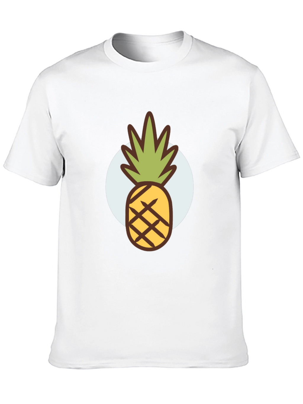 Pineapple Graphic Tee - Stylish Mens Black T-Shirt