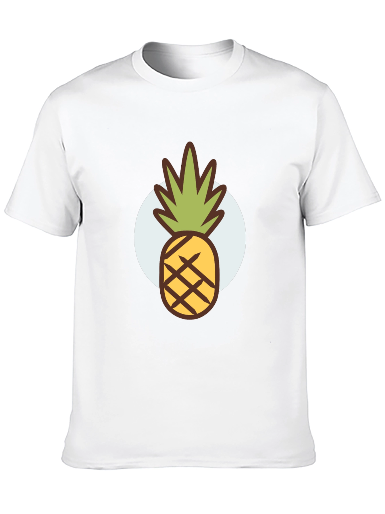 Pineapple Graphic Tee - Stylish Mens Black T-Shirt