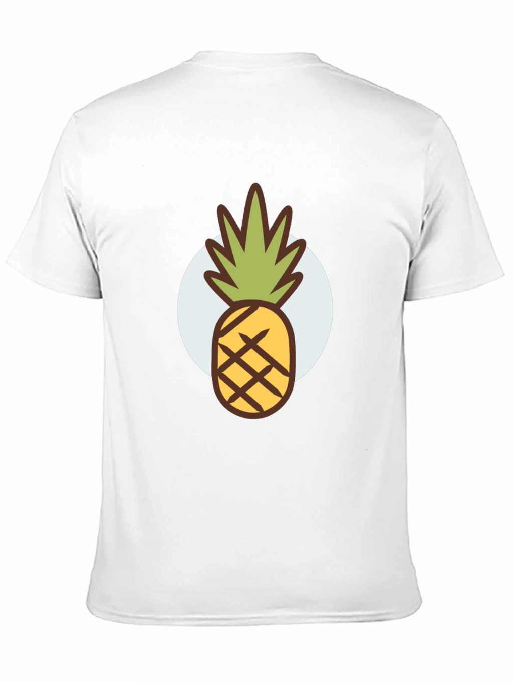 Pineapple Graphic Tee - Stylish Mens Black T-Shirt