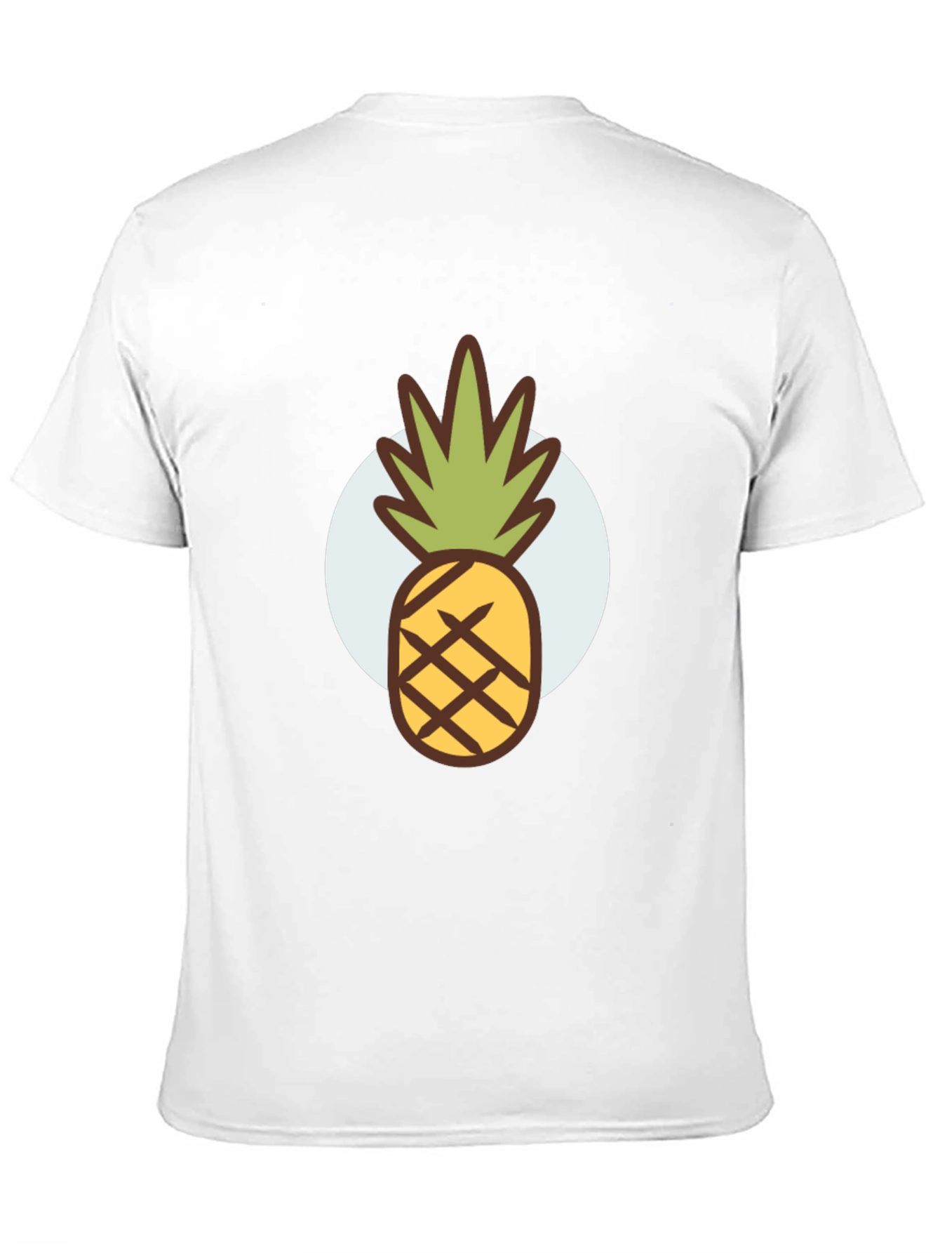 Pineapple Graphic Tee - Stylish Mens Black T-Shirt