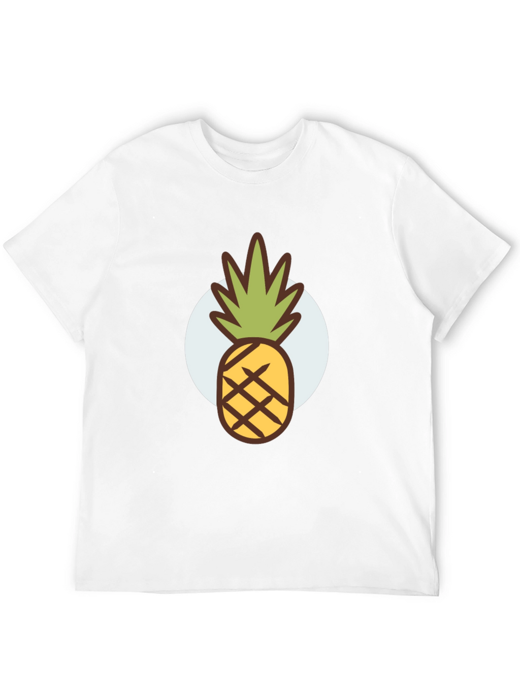 Pineapple Graphic Tee - Stylish Mens Black T-Shirt