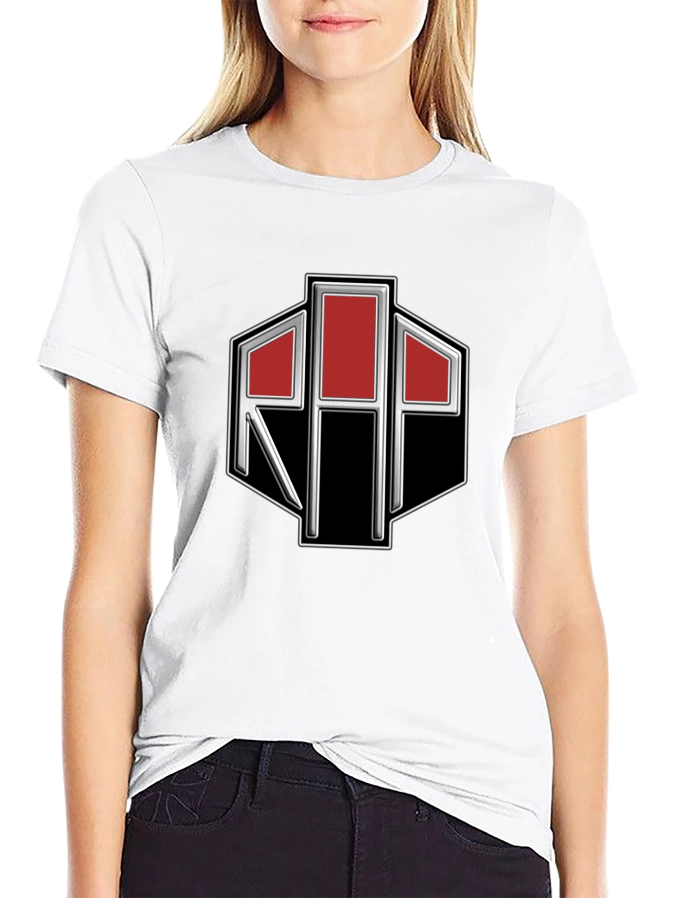 RIP Logo Black T-Shirt - Rock in Peace Style