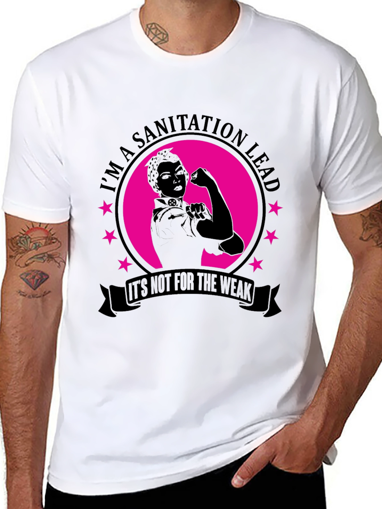 Sanitation Lead T-Shirt - Strong Women Design
