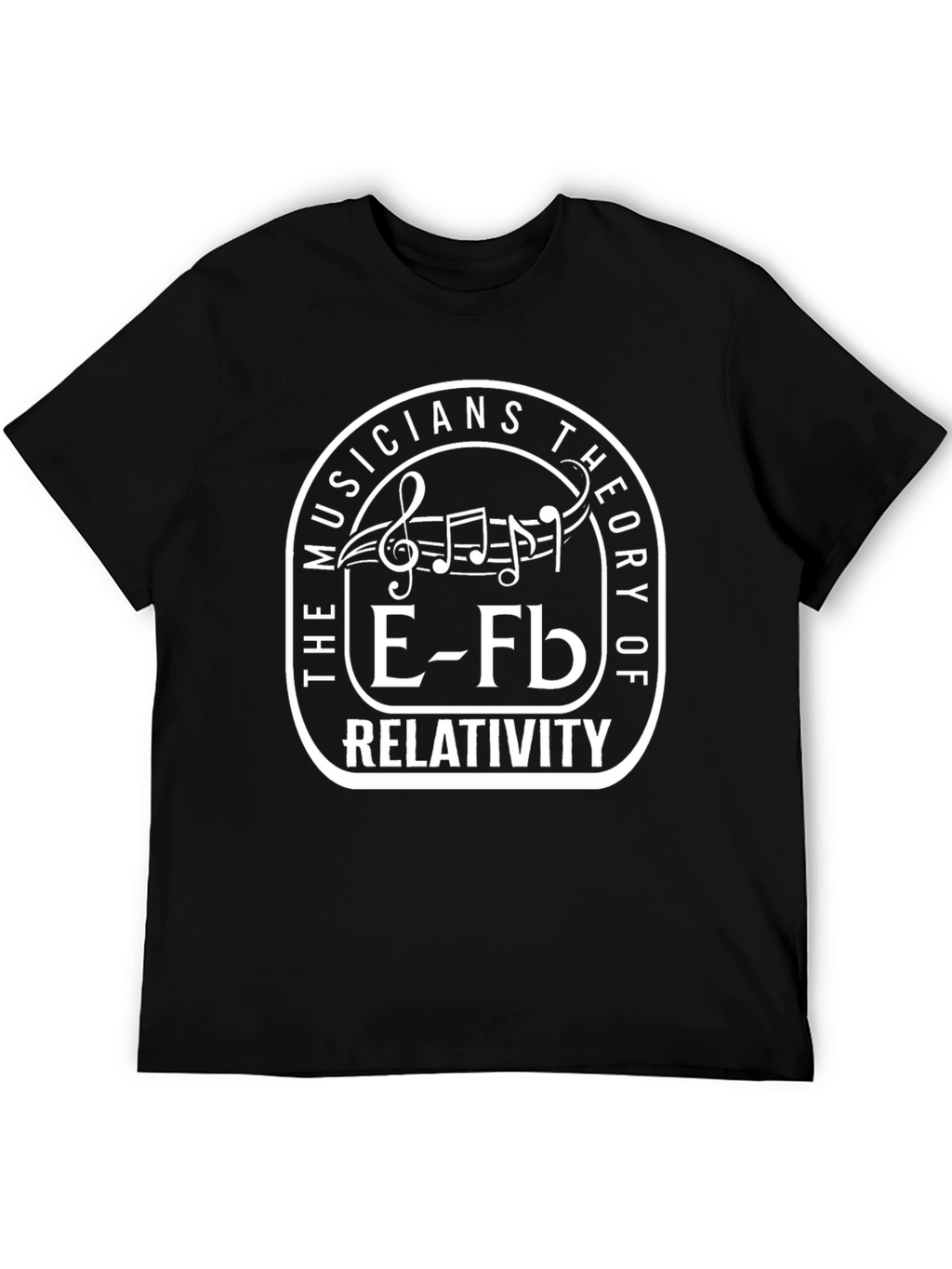 Musicians Theory of Relativity Black T-Shirt