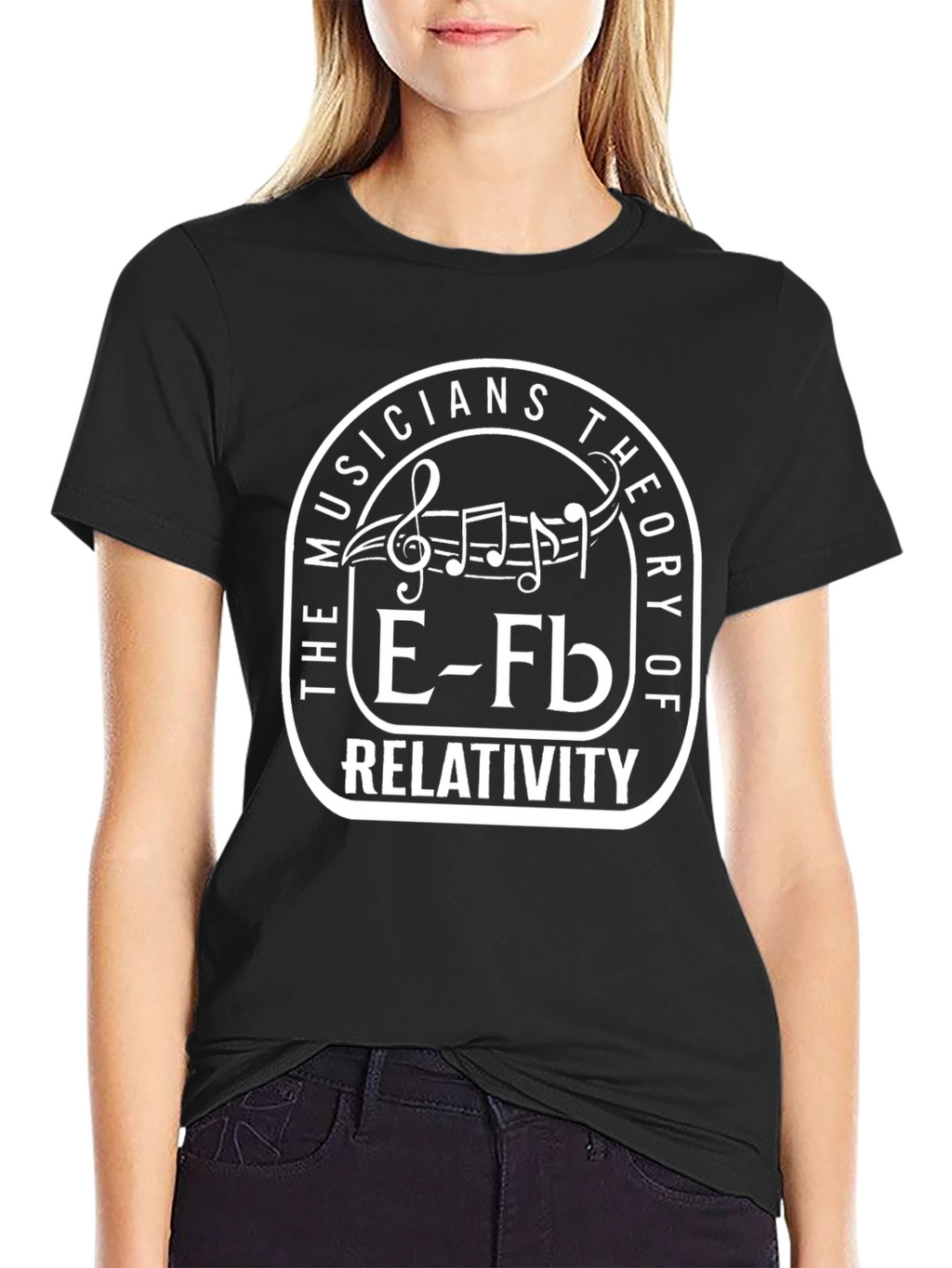 Musicians Theory of Relativity Black T-Shirt