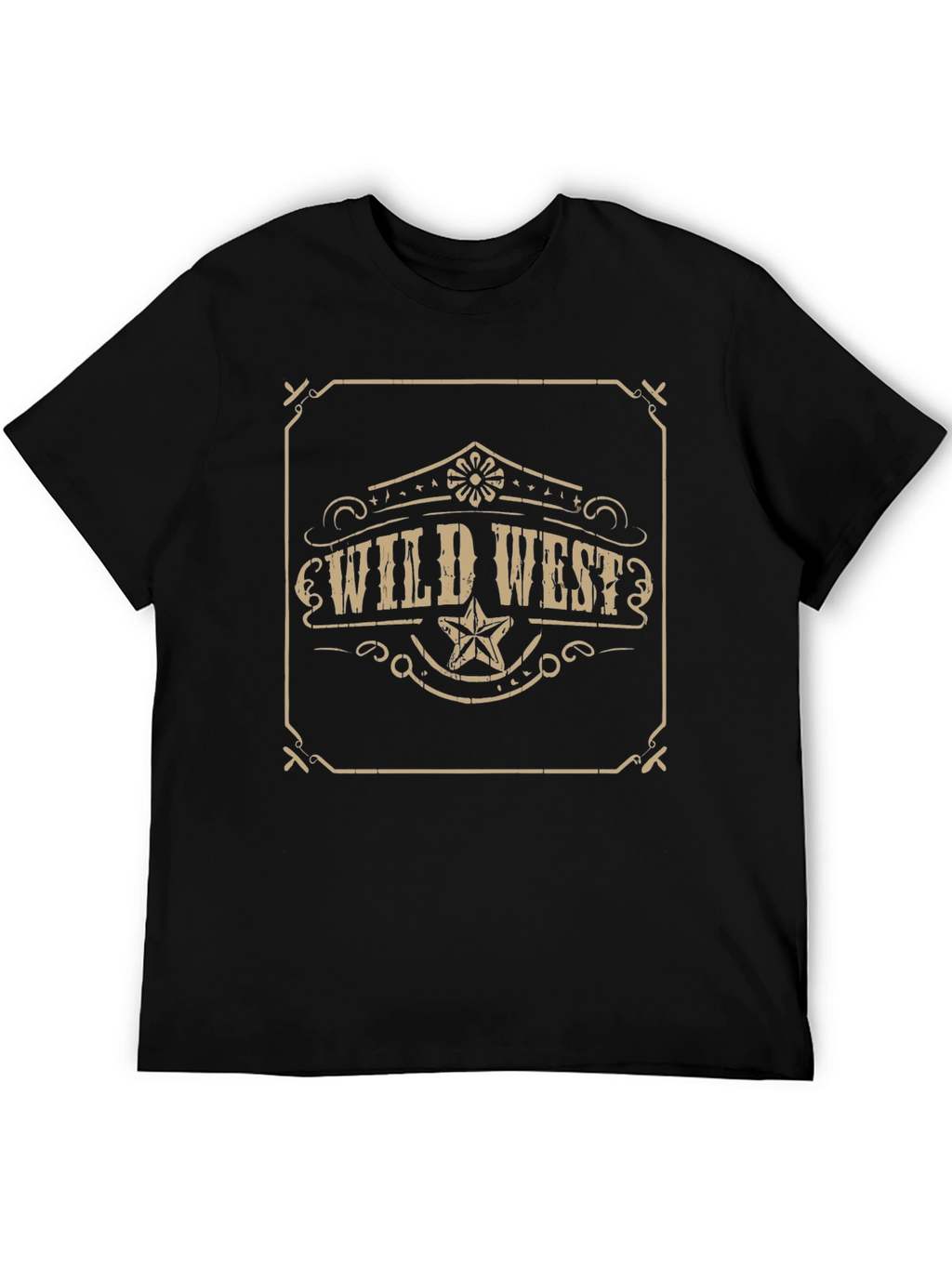 Wild West Graphic Tee - Black