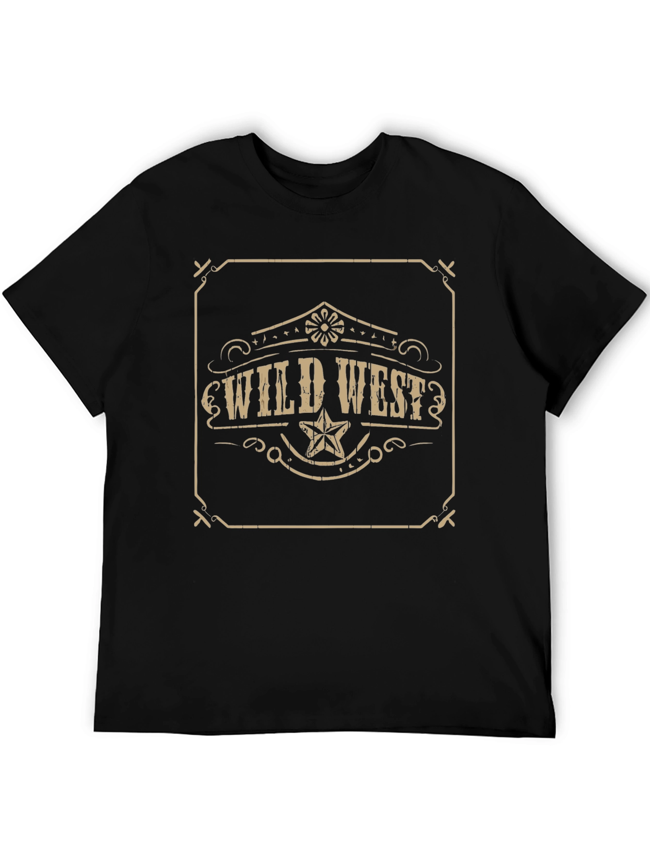Wild West Graphic Tee - Black