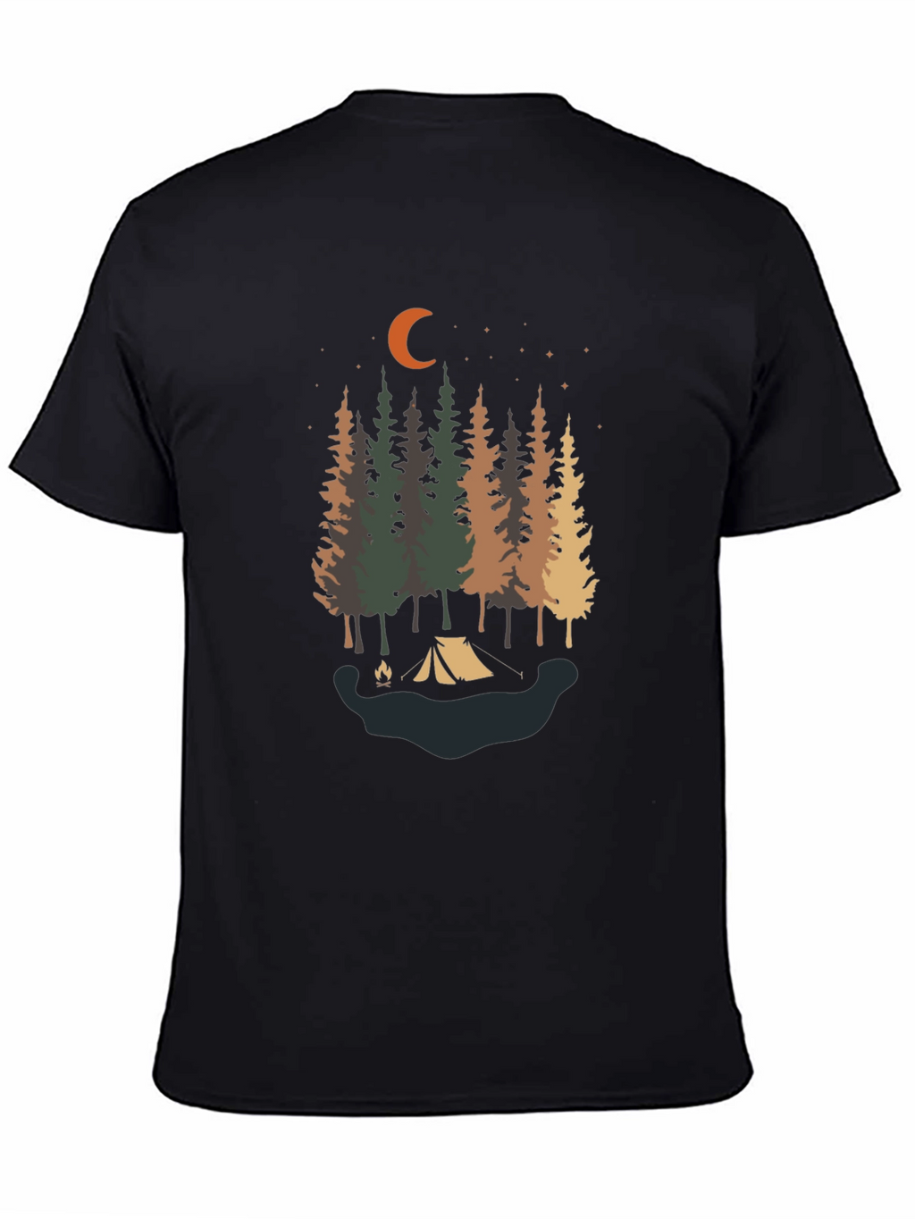Camping Under the Stars Tee - Nature Lovers Shirt