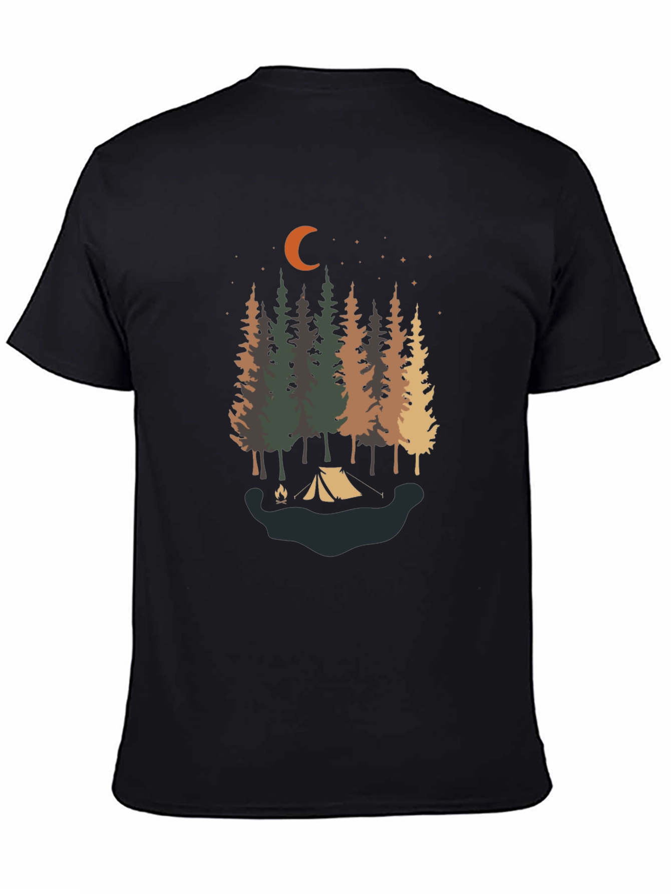 Camping Under the Stars Tee - Nature Lovers Shirt