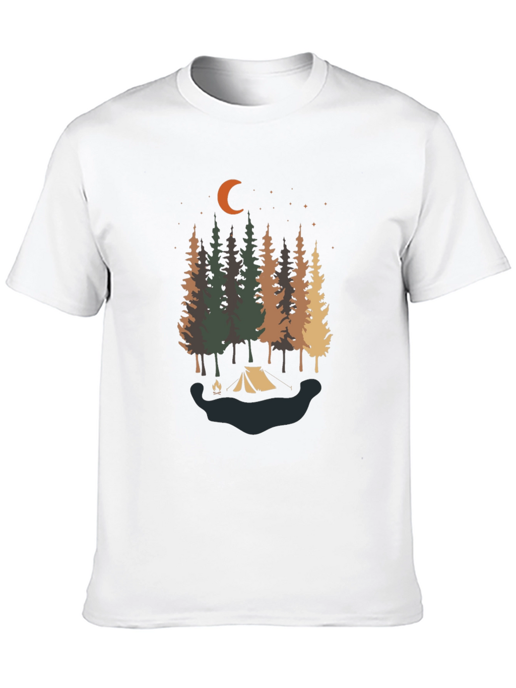 Camping Under the Stars Tee - Nature Lovers Shirt