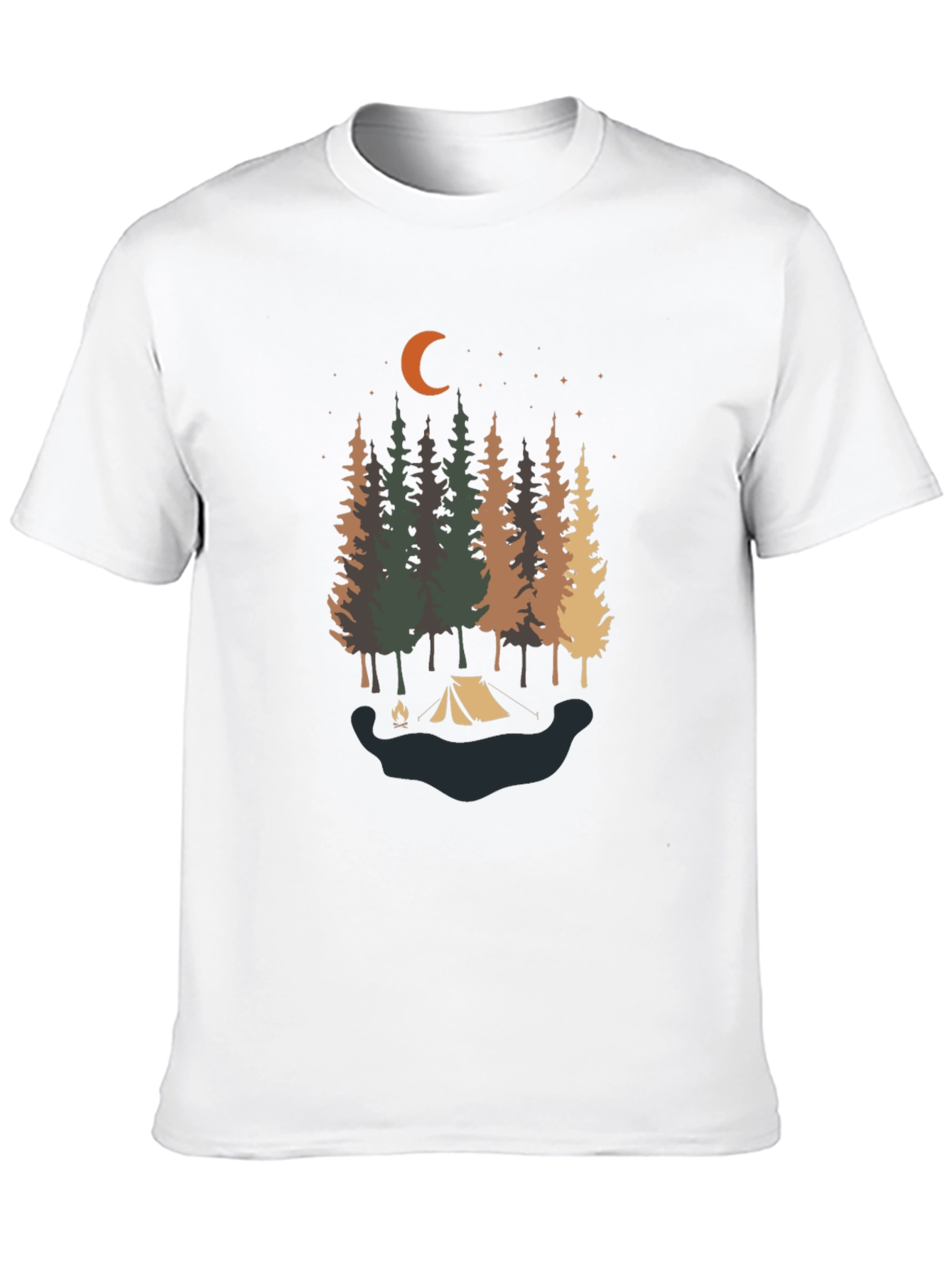 Camping Under the Stars Tee - Nature Lovers Shirt