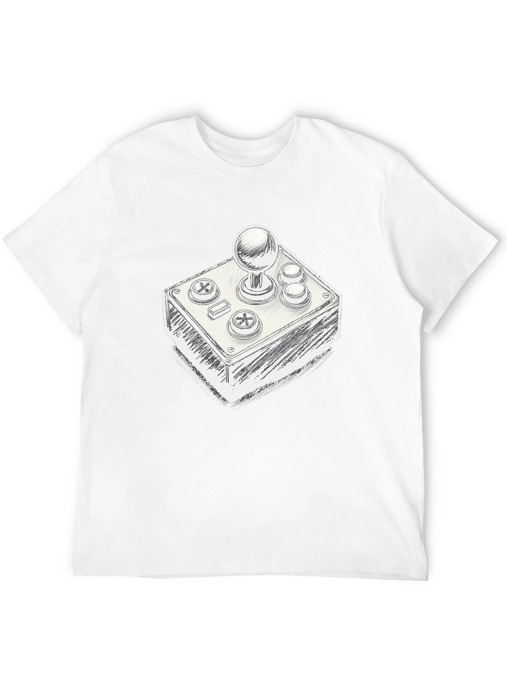 Retro Arcade Gamer Tee - Classic Joystick Design