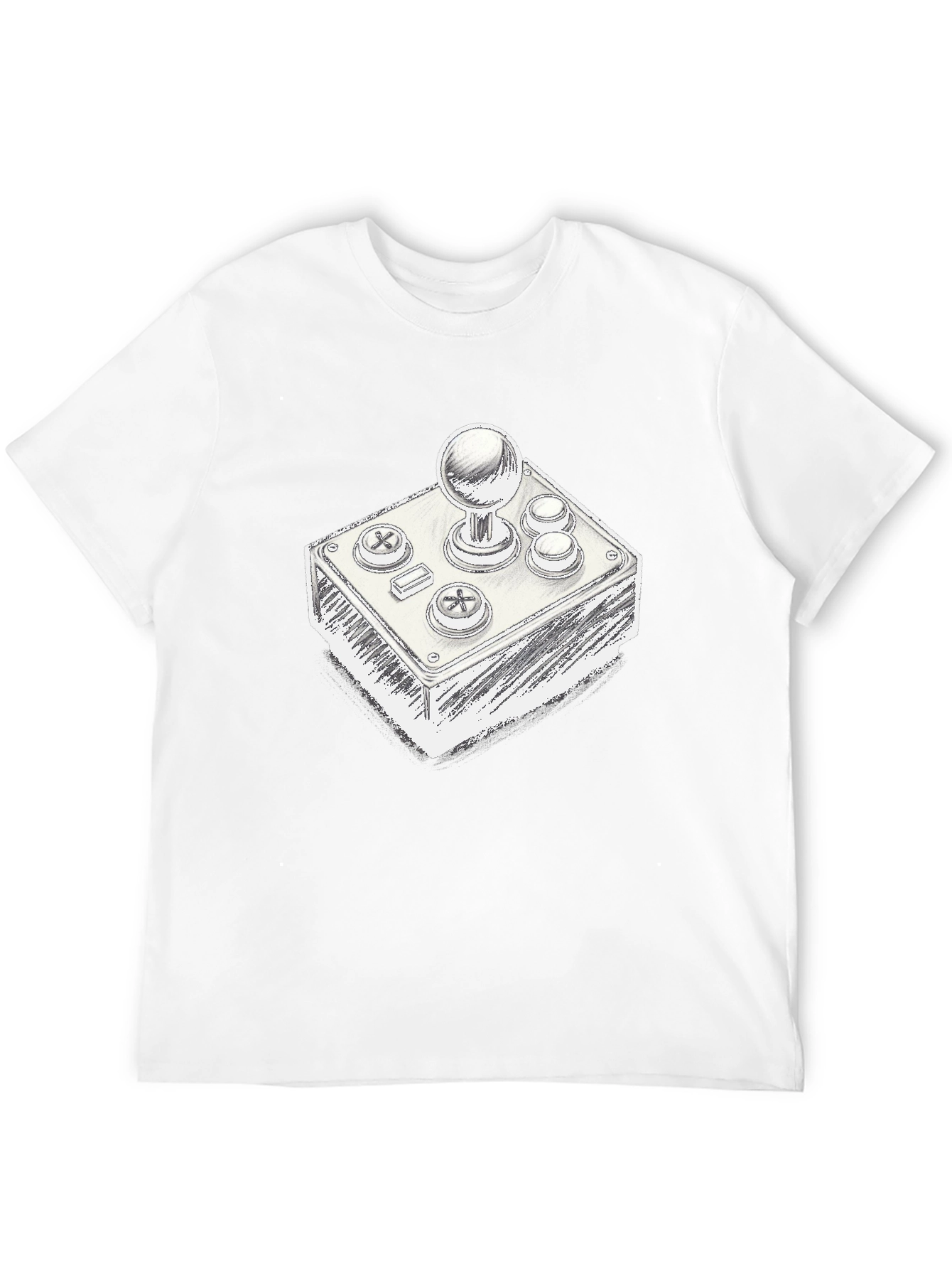 Retro Arcade Gamer Tee - Classic Joystick Design