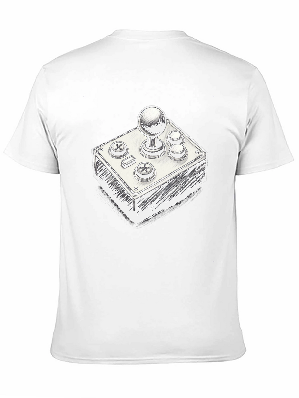 Retro Arcade Gamer Tee - Classic Joystick Design