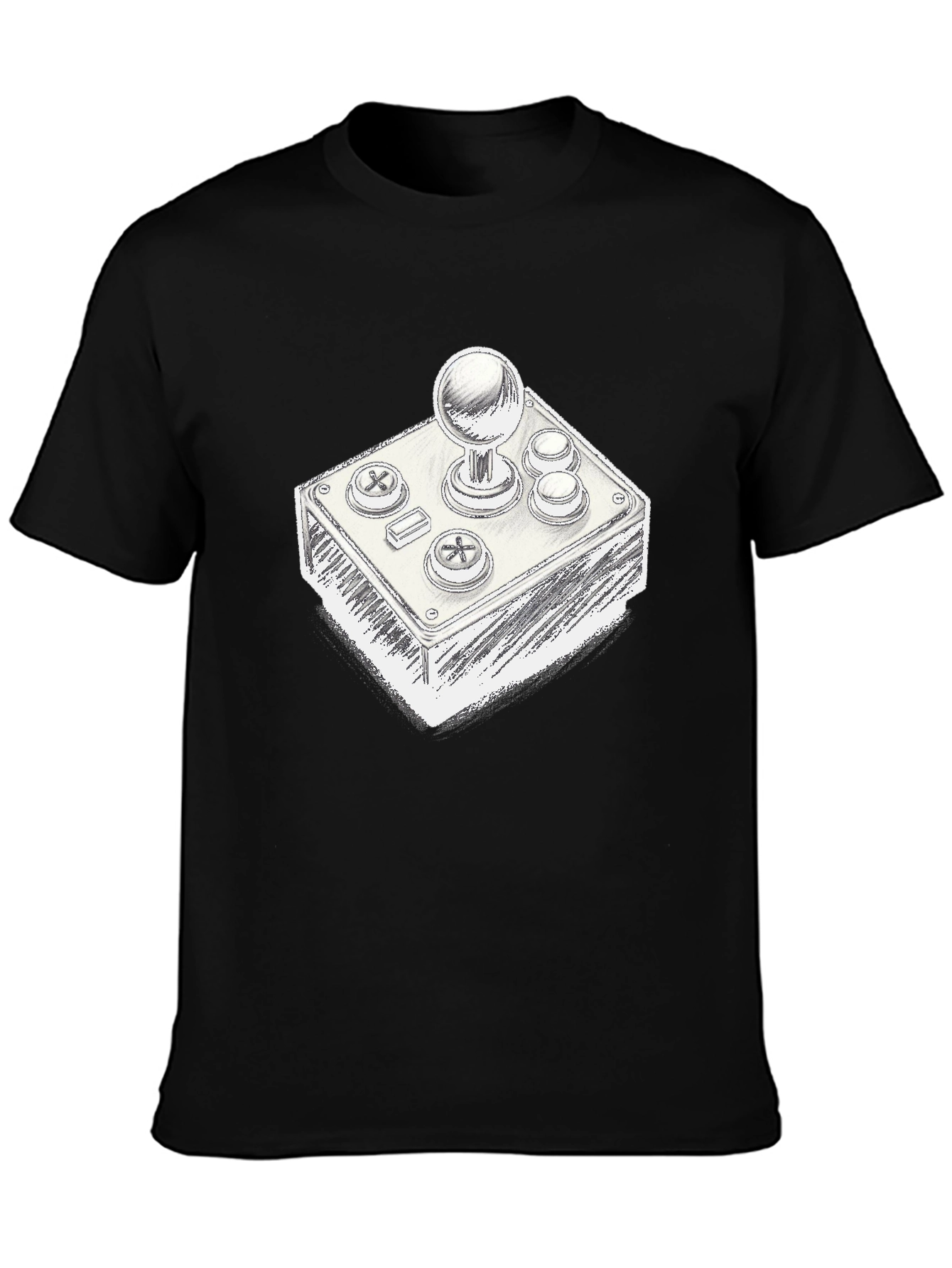 Retro Arcade Gamer Tee - Classic Joystick Design
