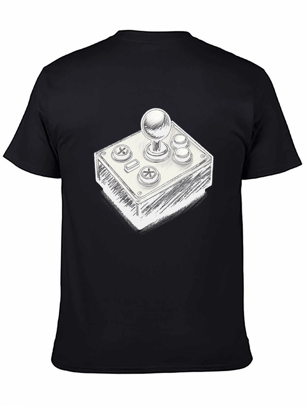 Retro Arcade Gamer Tee - Classic Joystick Design