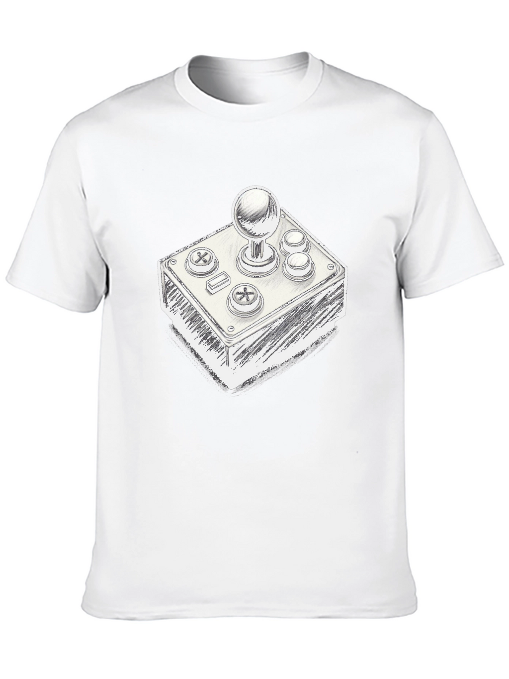 Retro Arcade Gamer Tee - Classic Joystick Design