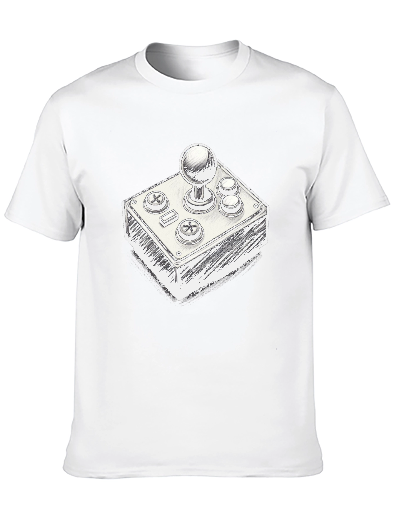 Retro Arcade Gamer Tee - Classic Joystick Design