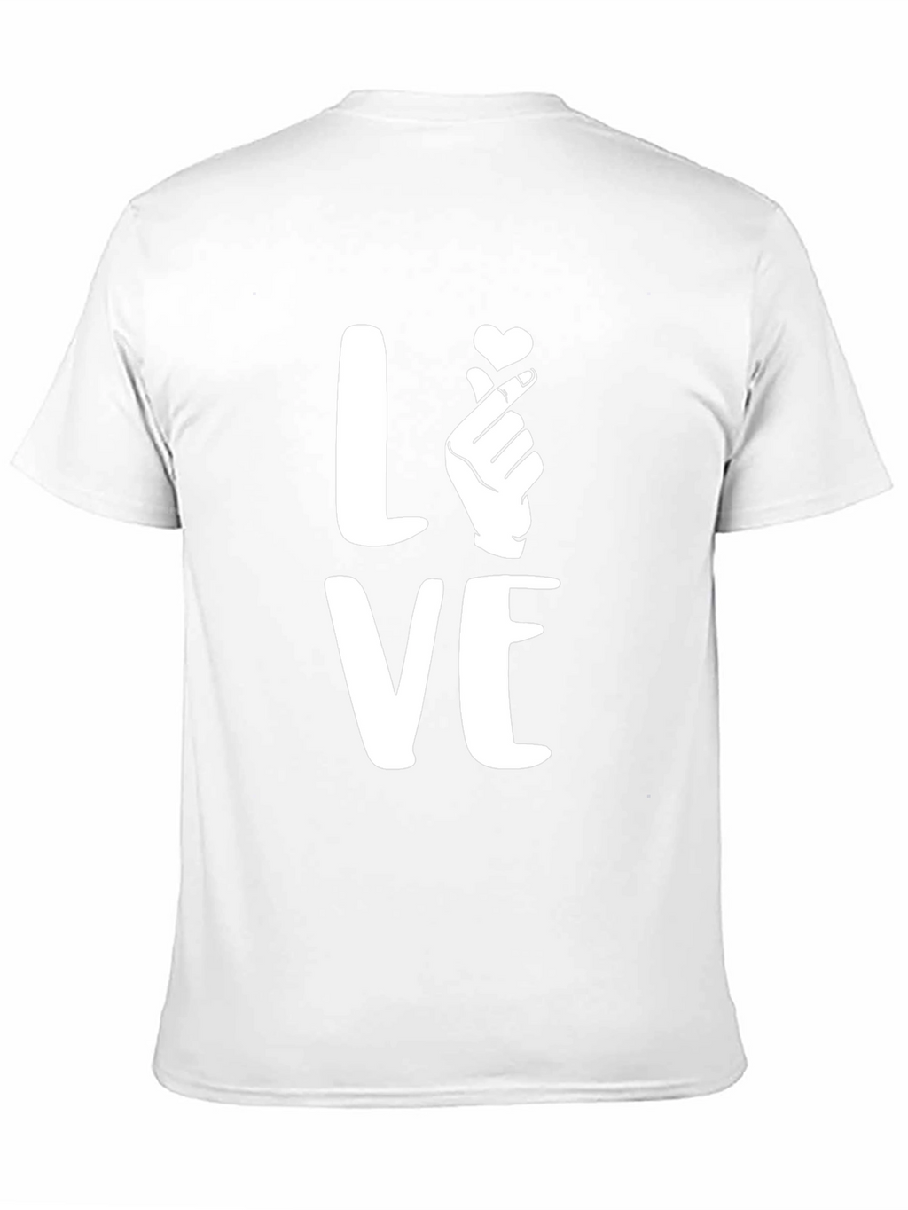 Love Hand Sign Black T-Shirt