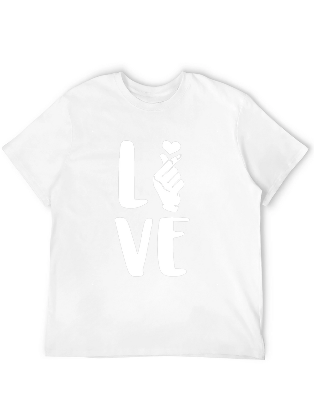 Love Hand Sign Black T-Shirt