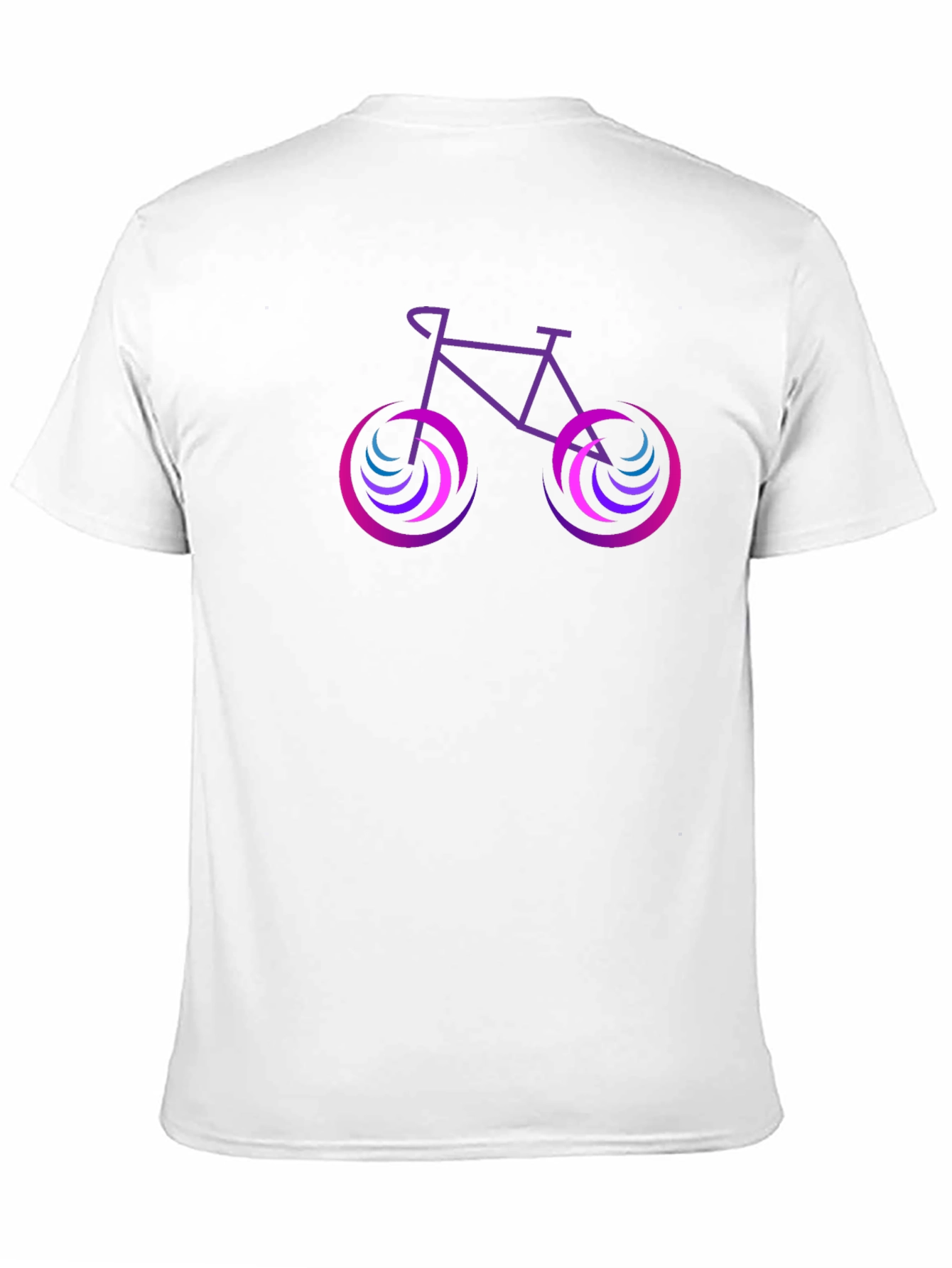 Cool Bicycle Graphic Tee - Black Cotton Shirt