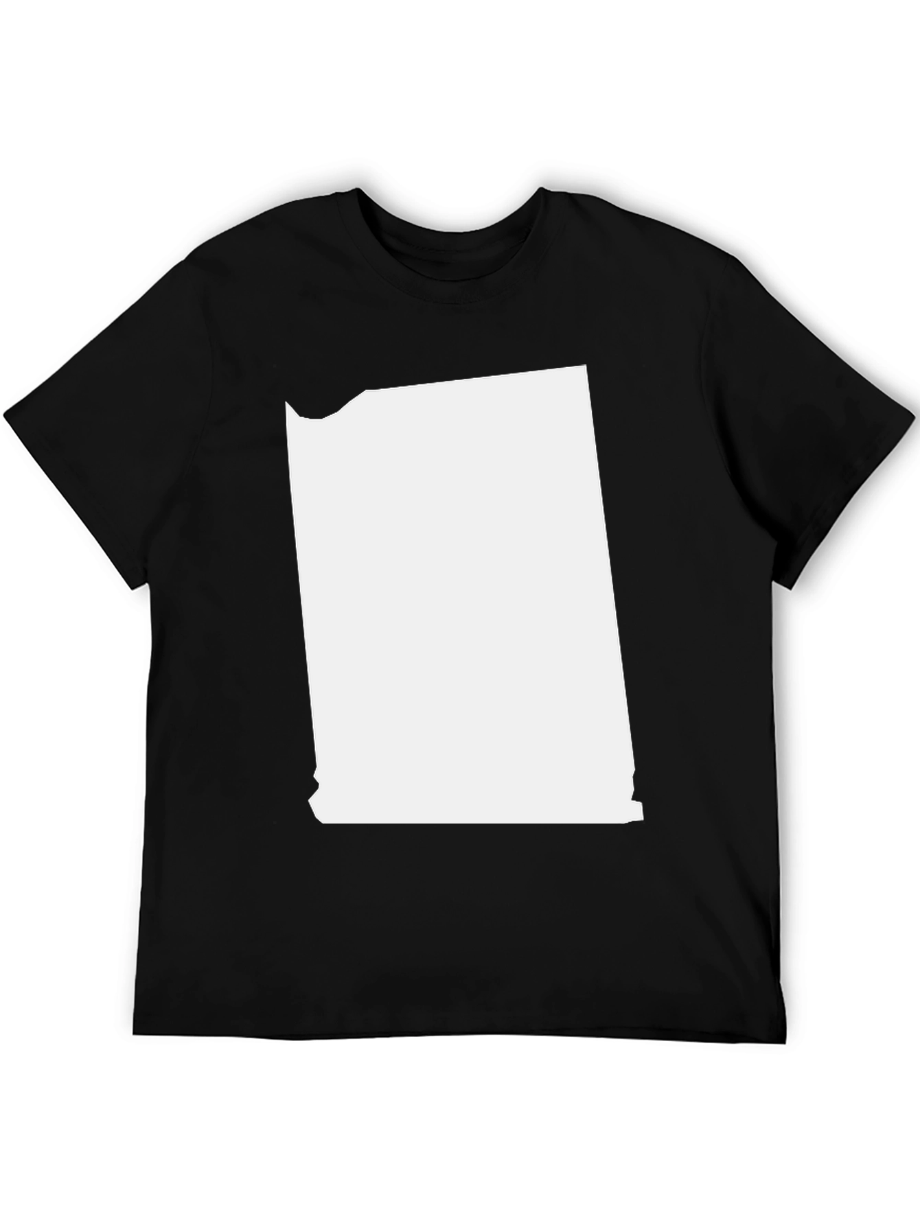 Bold Graphic Print Black T-Shirt