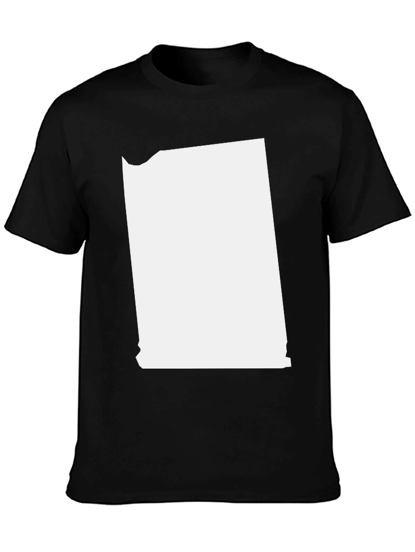 Bold Graphic Print Black T-Shirt
