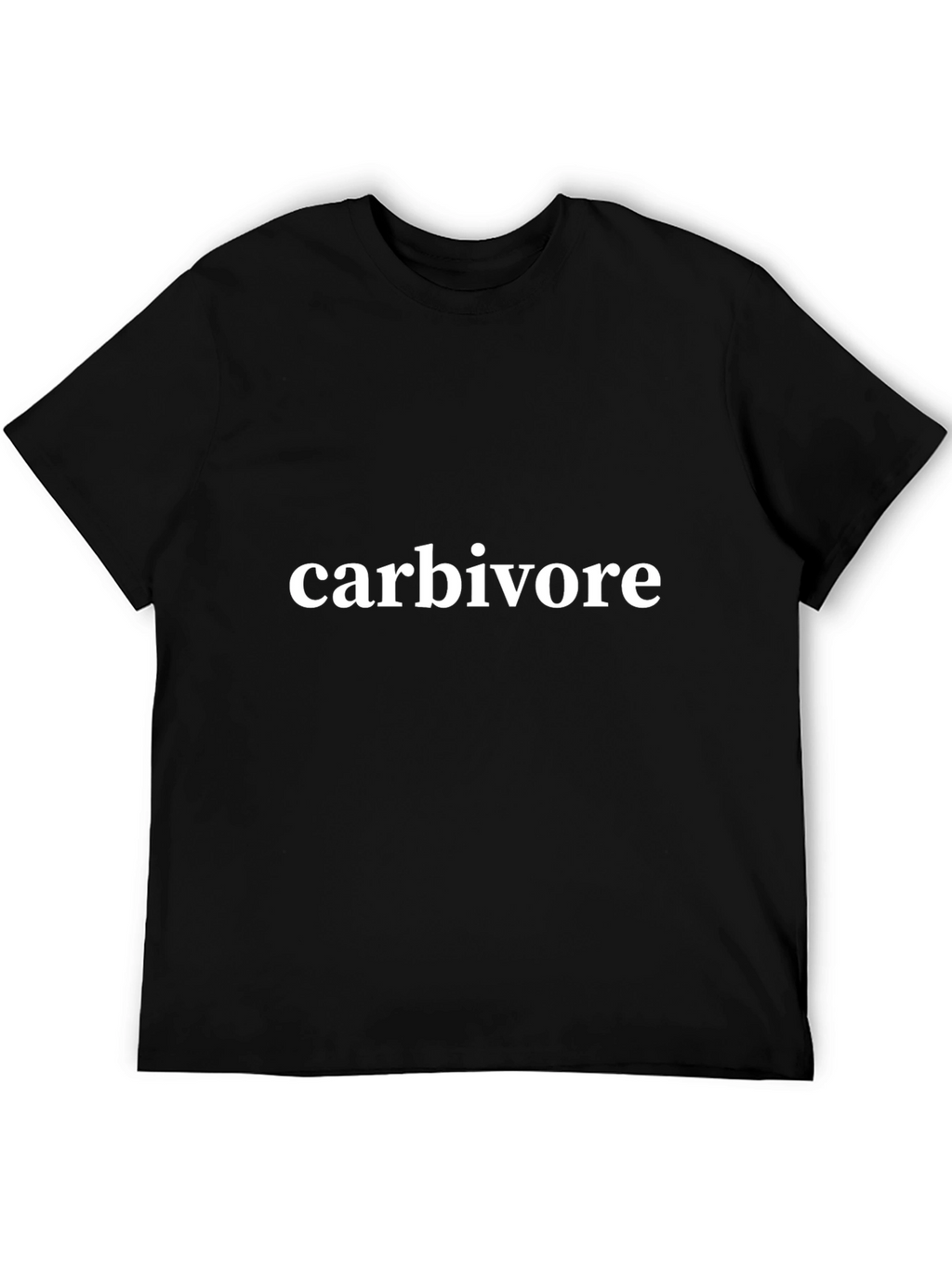 Carbivore Graphic Tee - Black Cotton T-Shirt