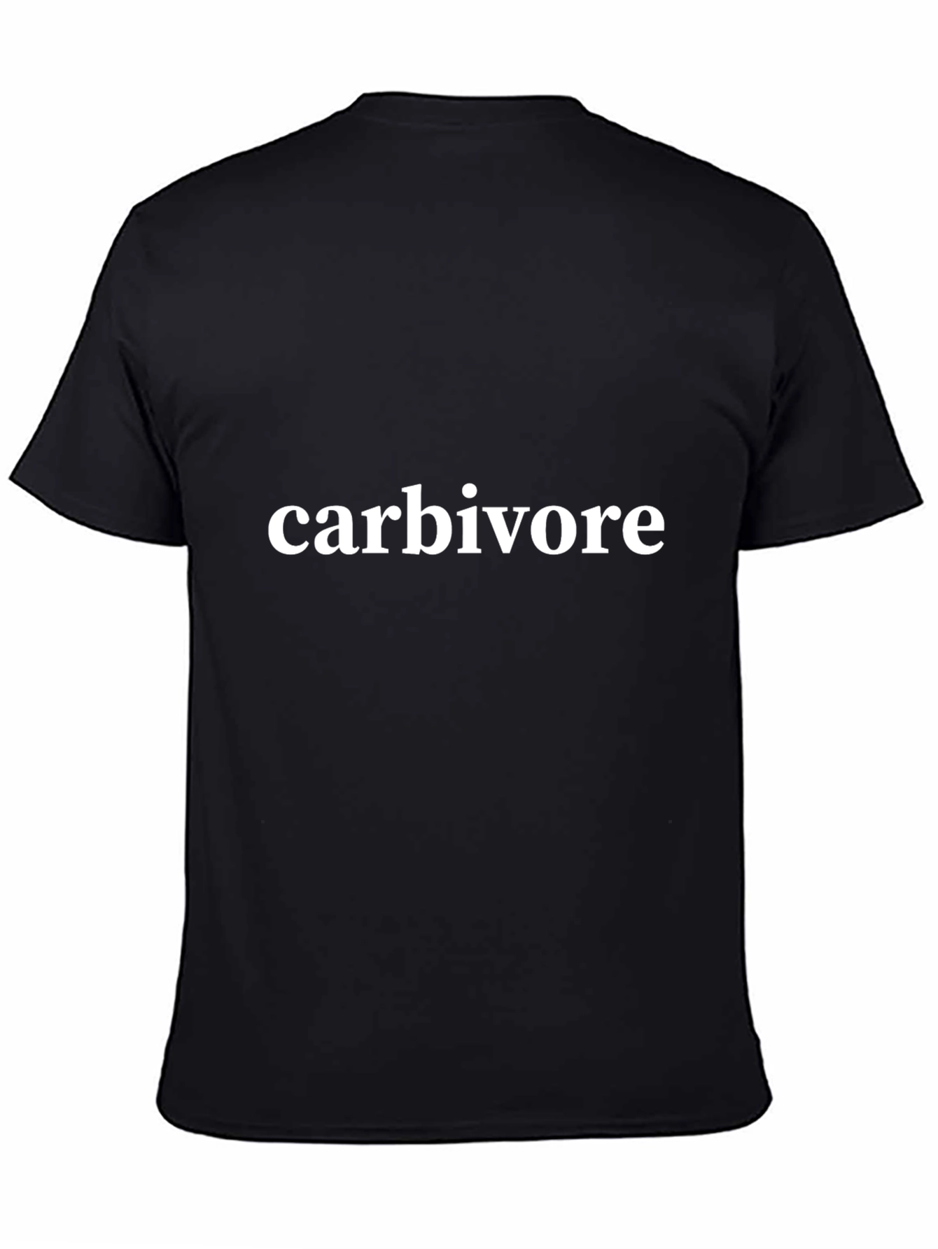 Carbivore Graphic Tee - Black Cotton T-Shirt