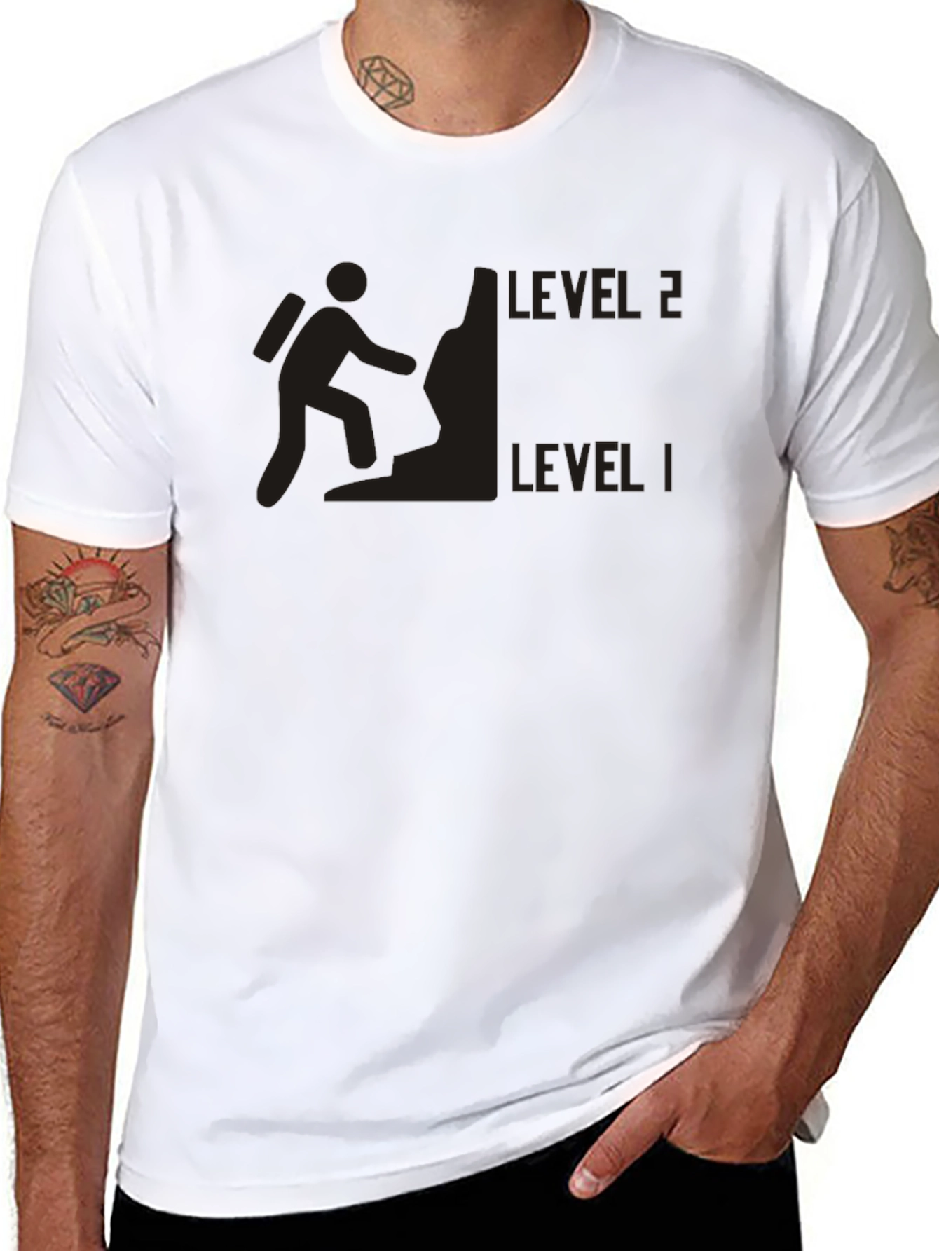 Level 2 Climber Black T-Shirt