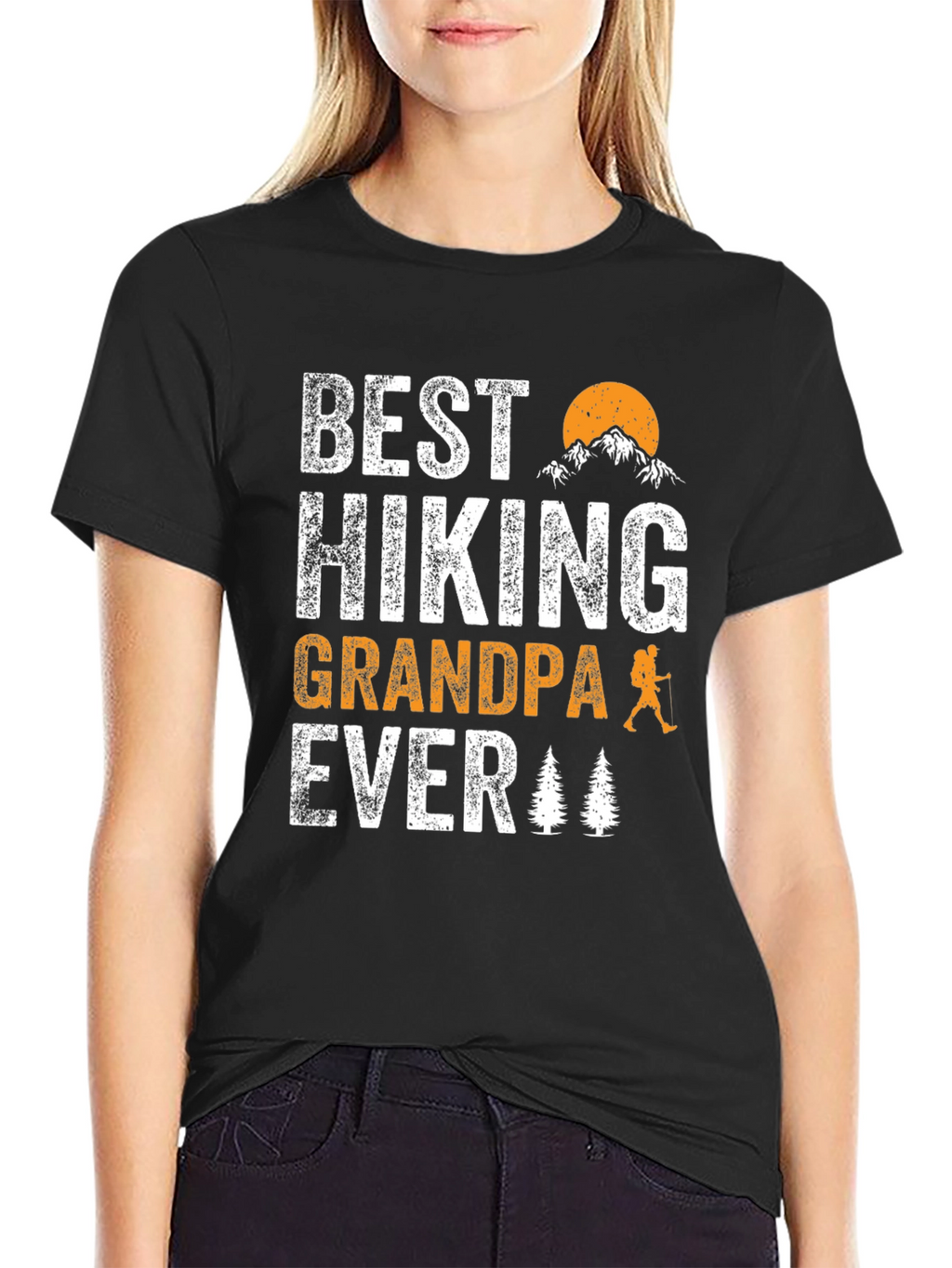 Best Hiking Grandpa Ever T-Shirt