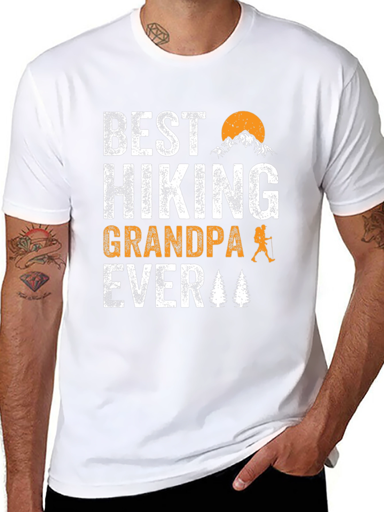 Best Hiking Grandpa Ever T-Shirt