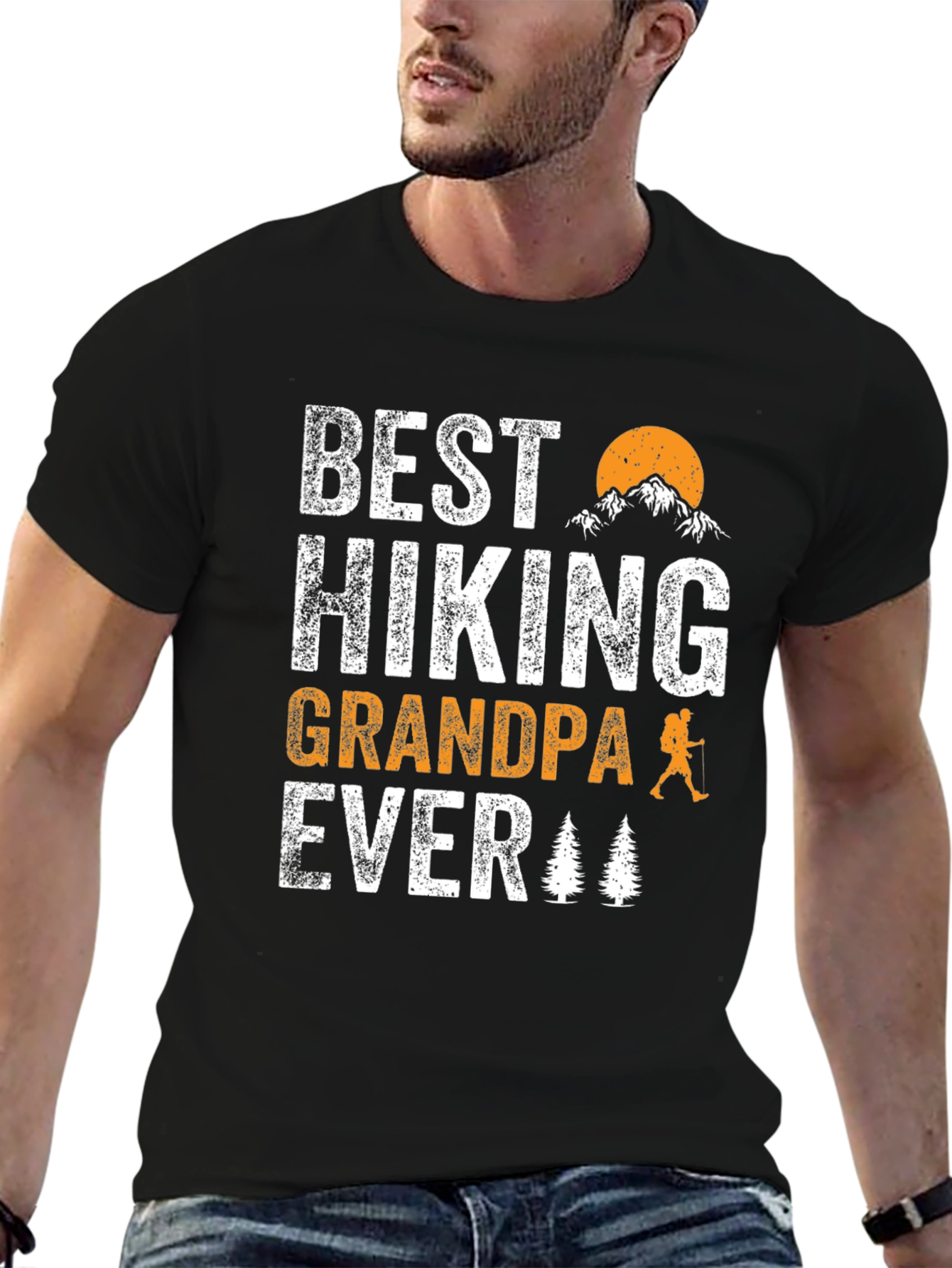Best Hiking Grandpa Ever T-Shirt