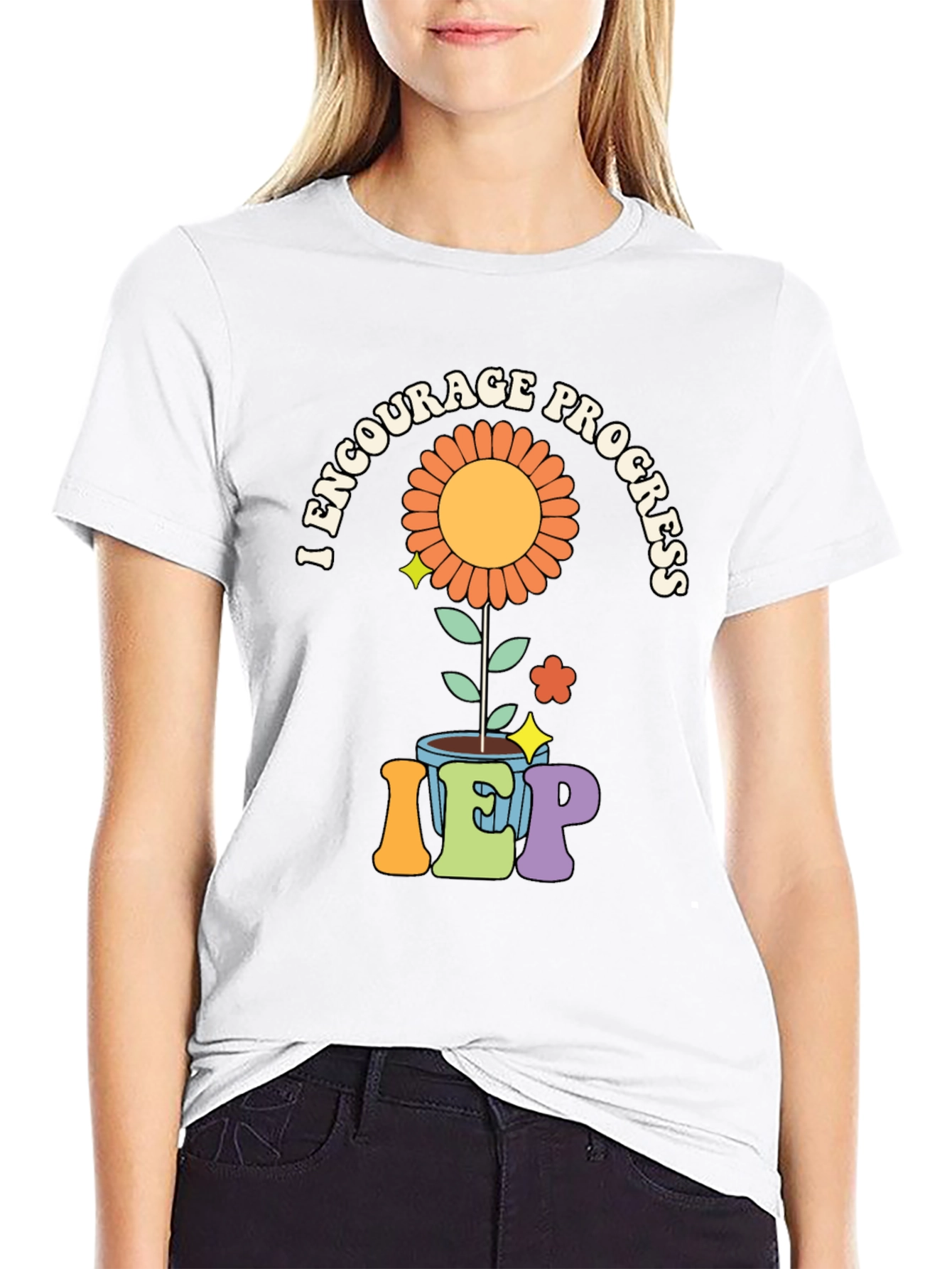 Encourage Progress IEP Teacher T-Shirt