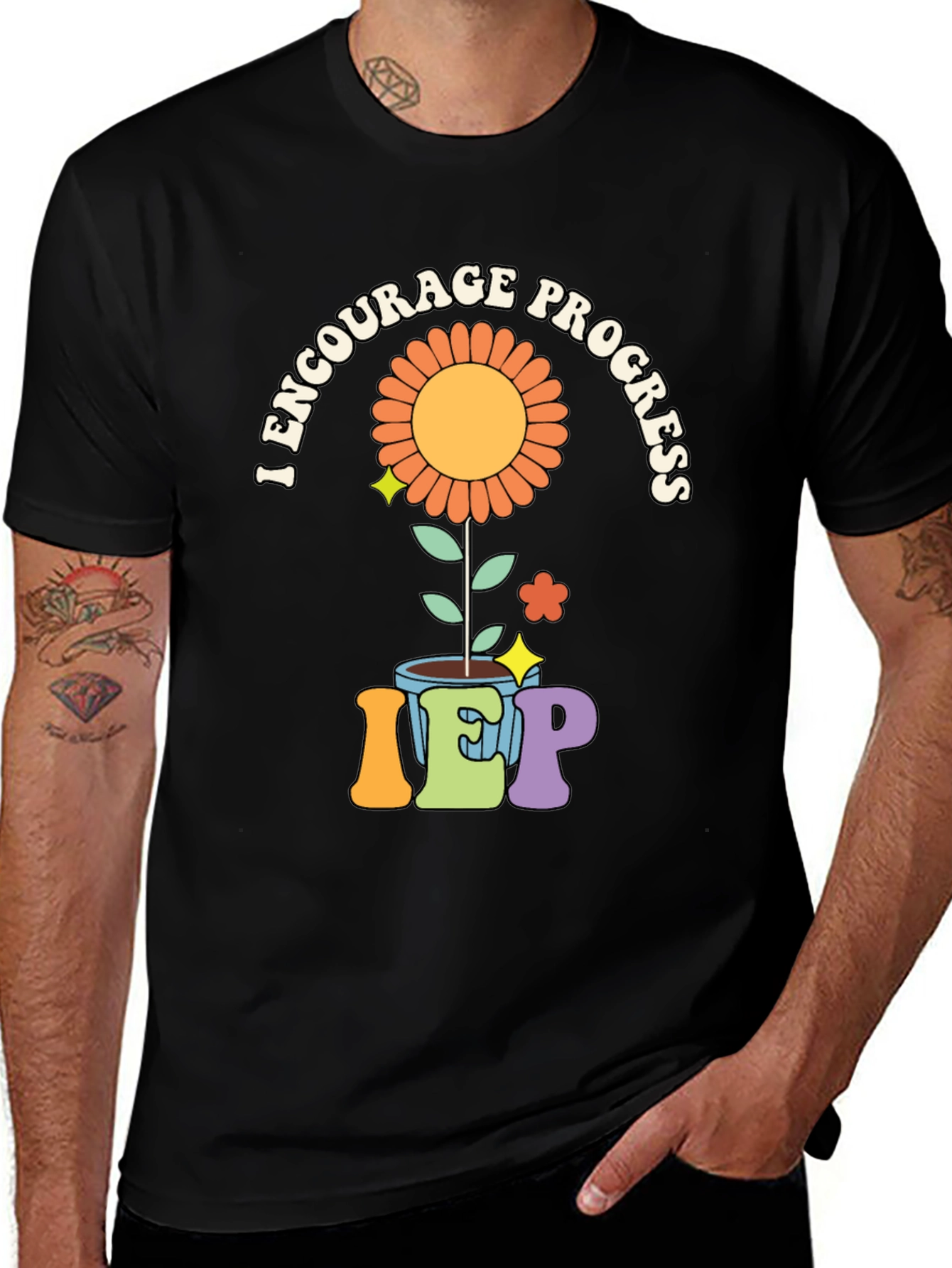 Encourage Progress IEP Teacher T-Shirt