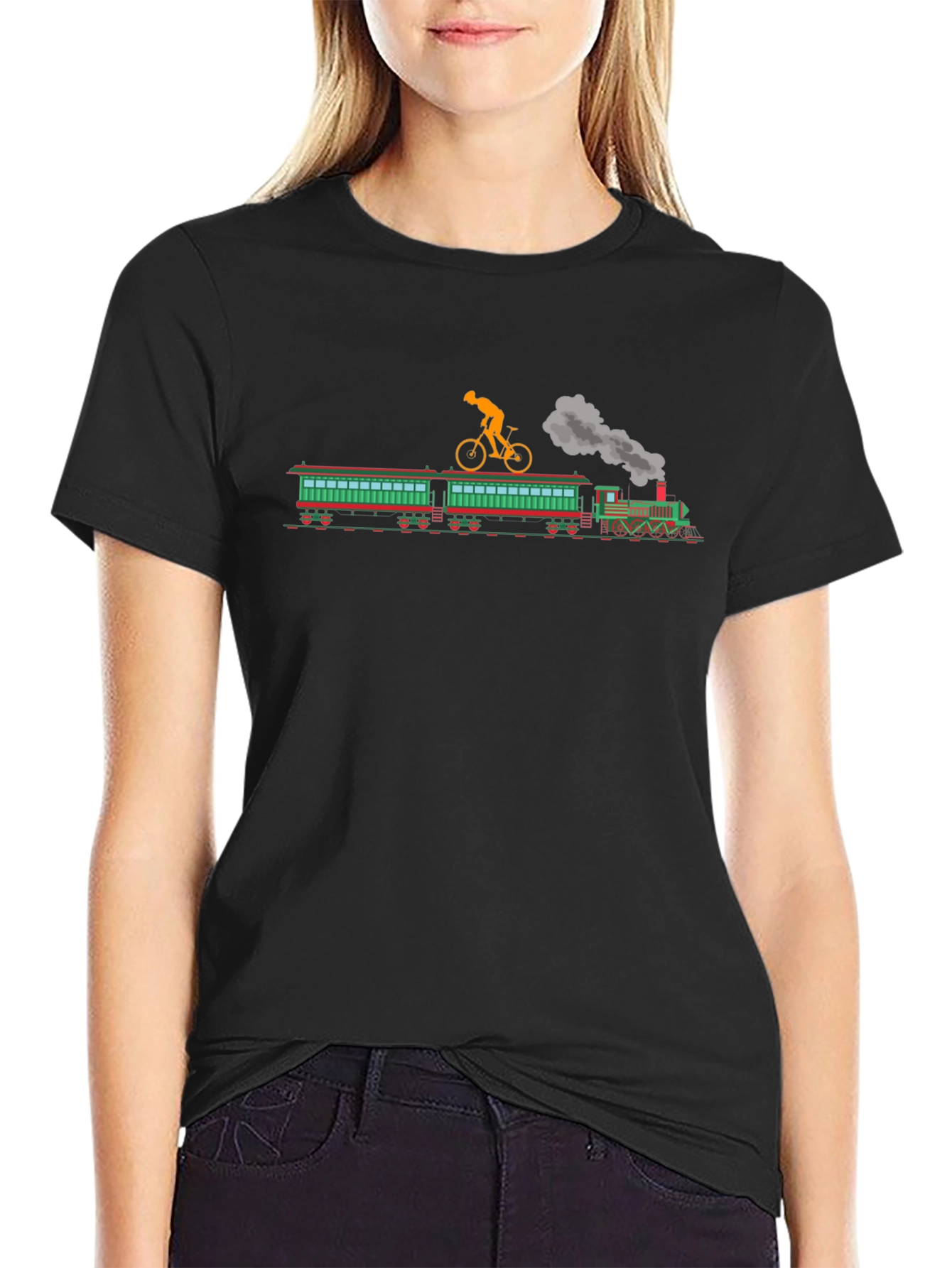 Train Bike Ride T-Shirt