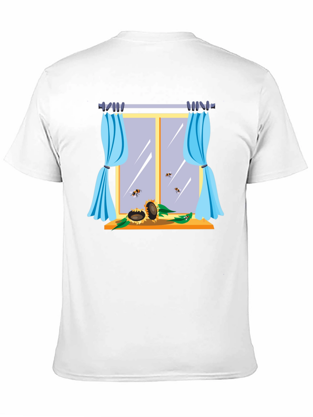Sunflower Window Graphic T-Shirt