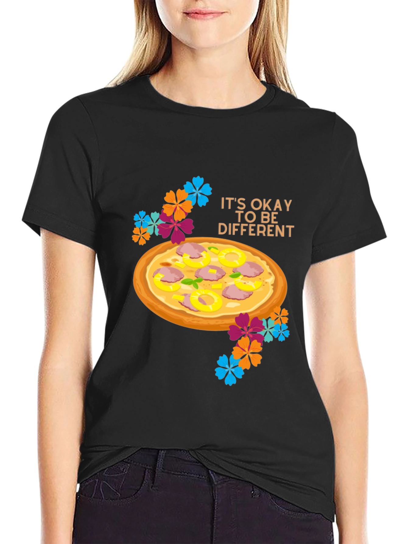 Pizza Be Different Graphic T-Shirt
