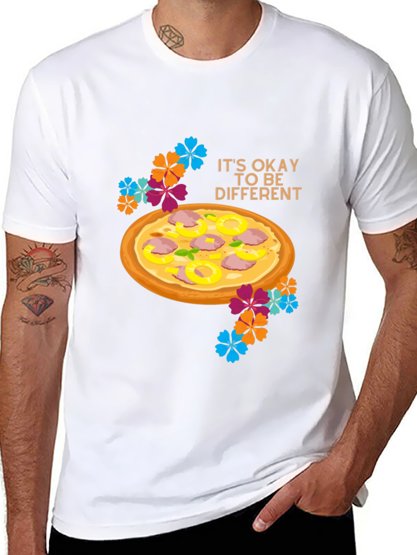 Pizza Be Different Graphic T-Shirt