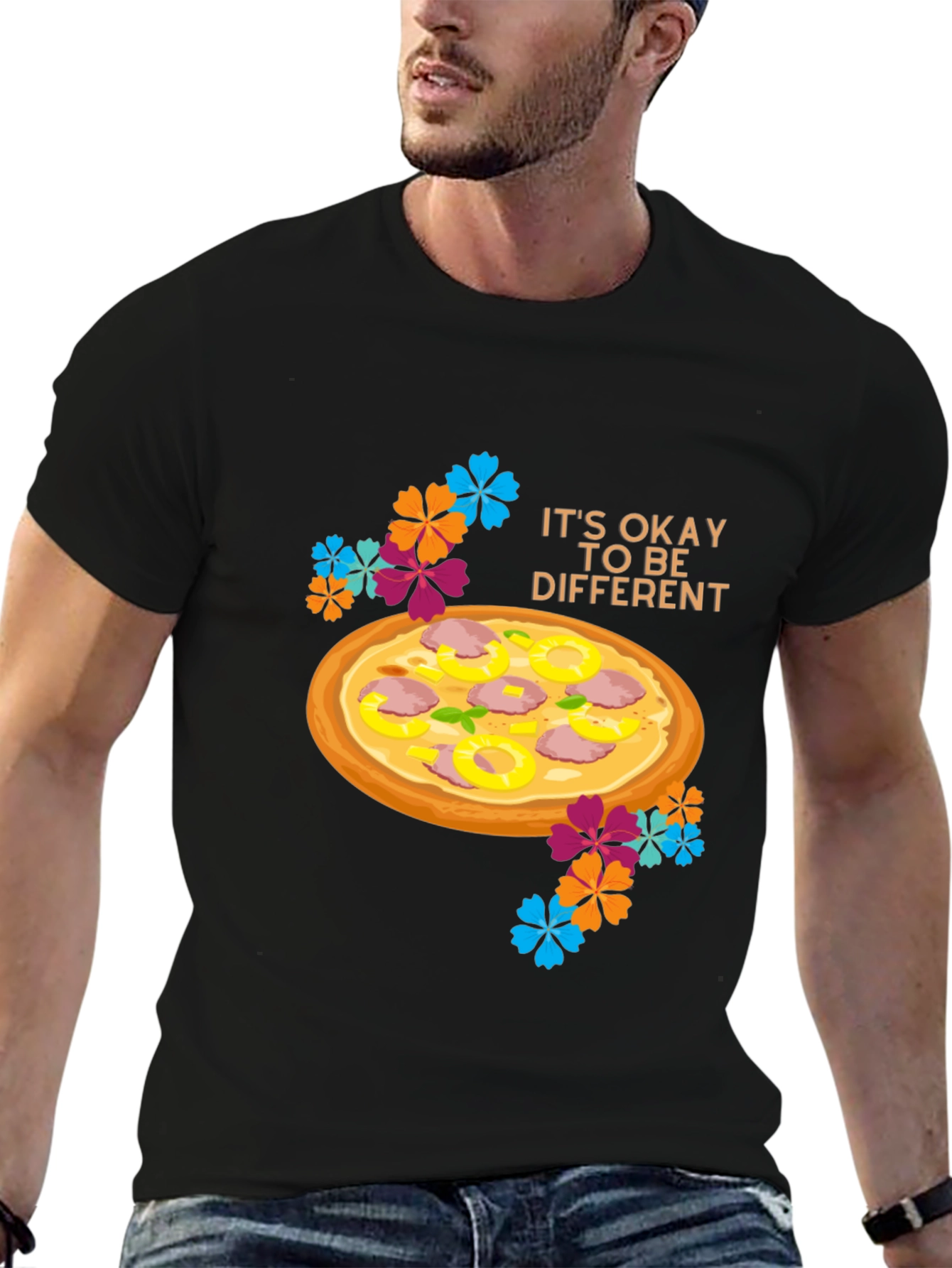 Pizza Be Different Graphic T-Shirt