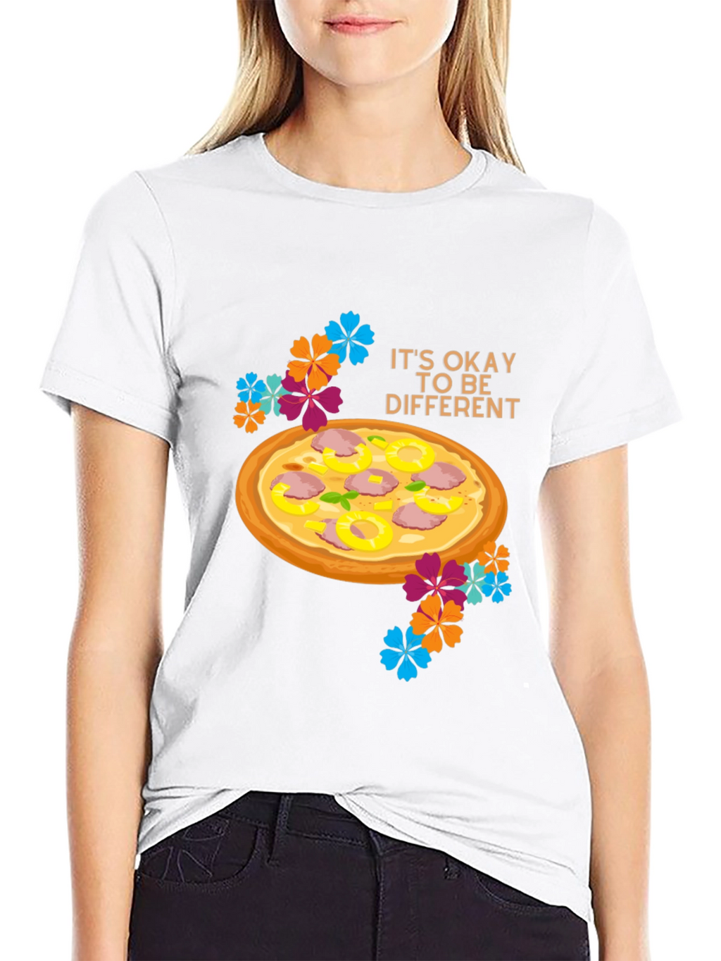 Pizza Be Different Graphic T-Shirt