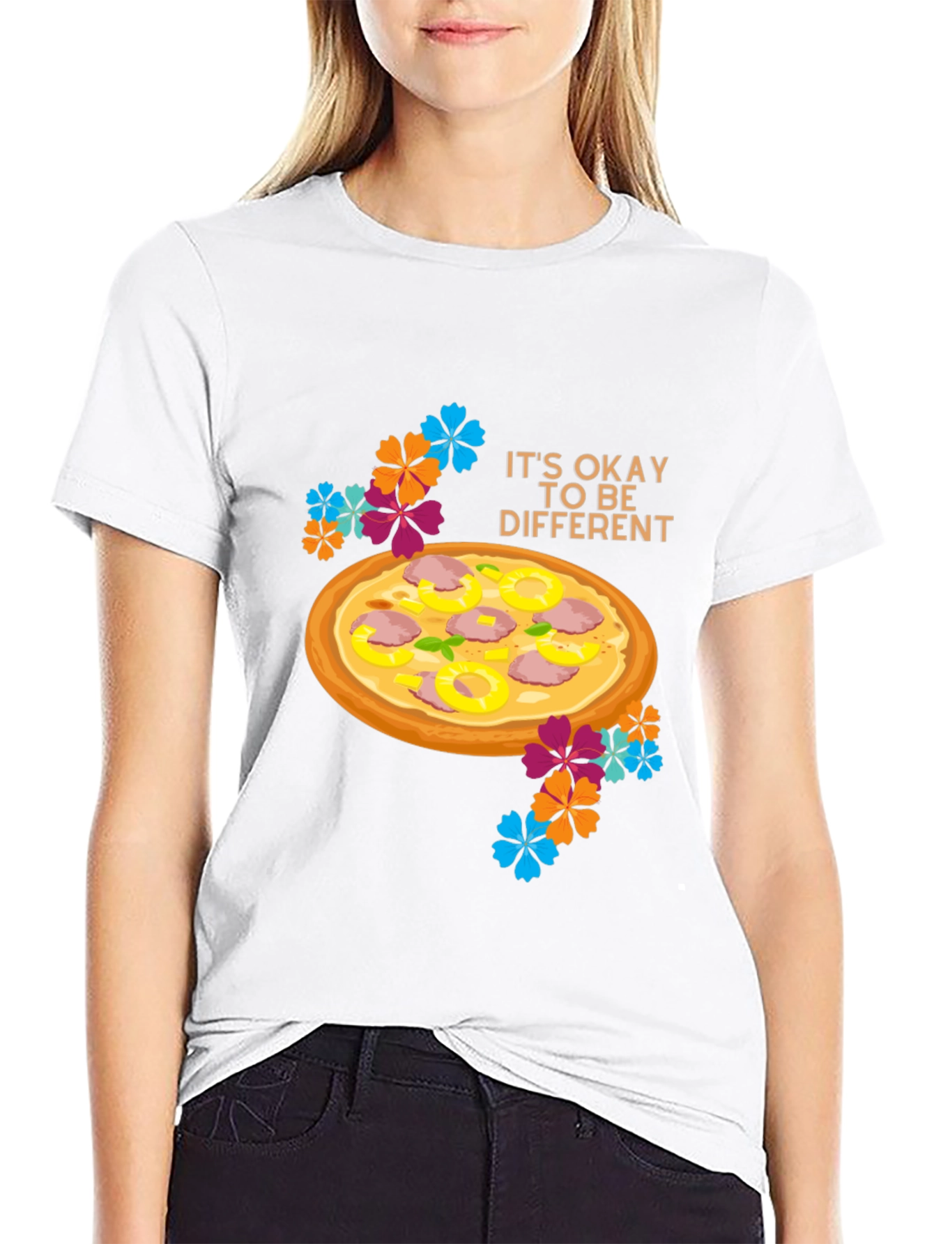 Pizza Be Different Graphic T-Shirt