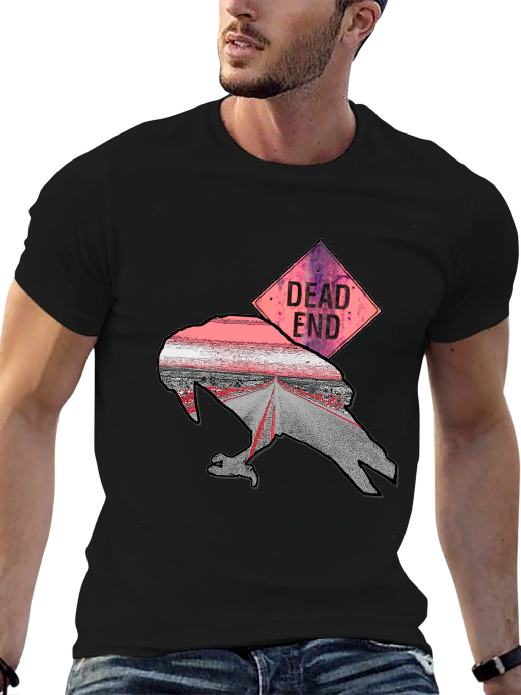 Dead End Crow Graphic T-Shirt