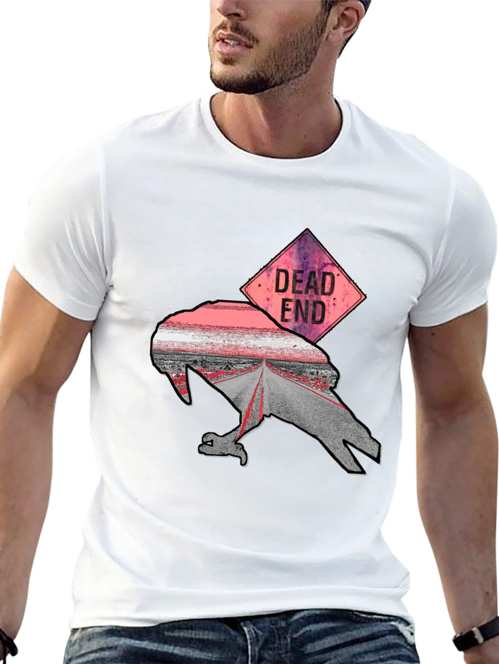 Dead End Crow Graphic T-Shirt